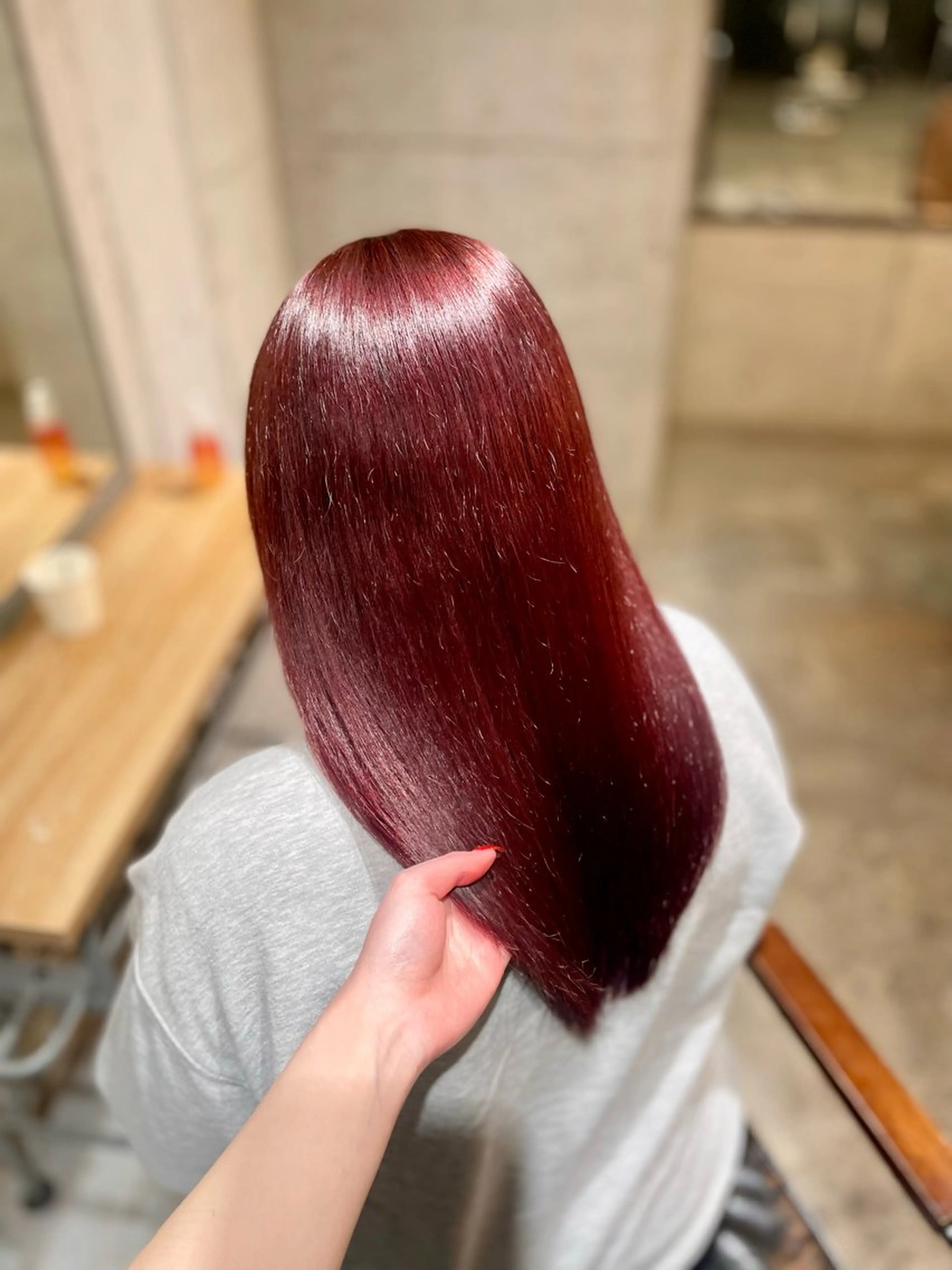 ロング カラー キッズ ブリーチ ブリーチなしカラー ヘアカラー トリートメント 艶髪/ハイトーン /masami🩵のヘアスタイル