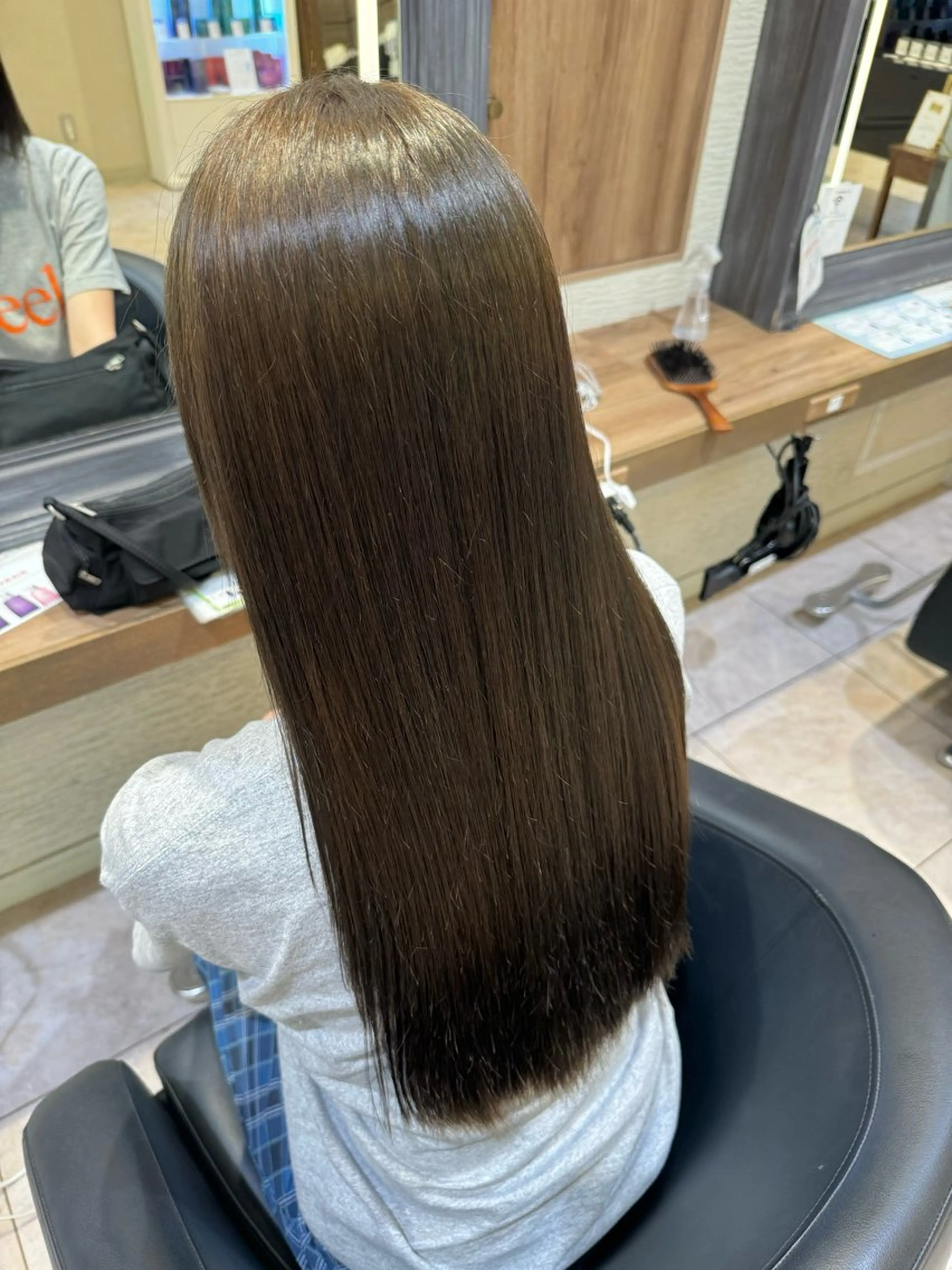 ロング カラー カット ヘアカラー 赤み消しカラー🌱 YUZUKI🫧のヘアスタイル