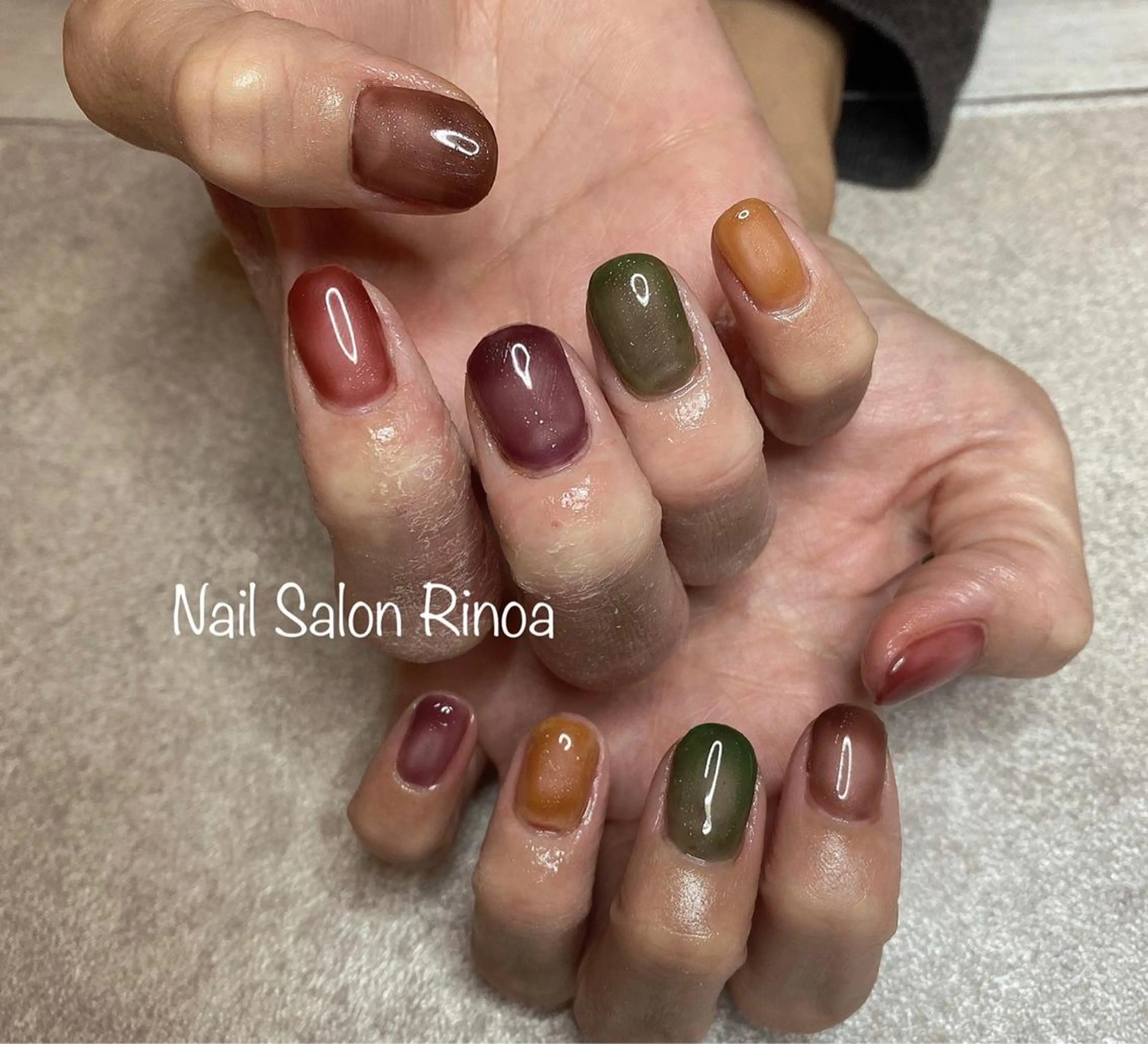 ネイル ハンドネイル フットネイル Nail Salon Rinoaのネイルデザイン