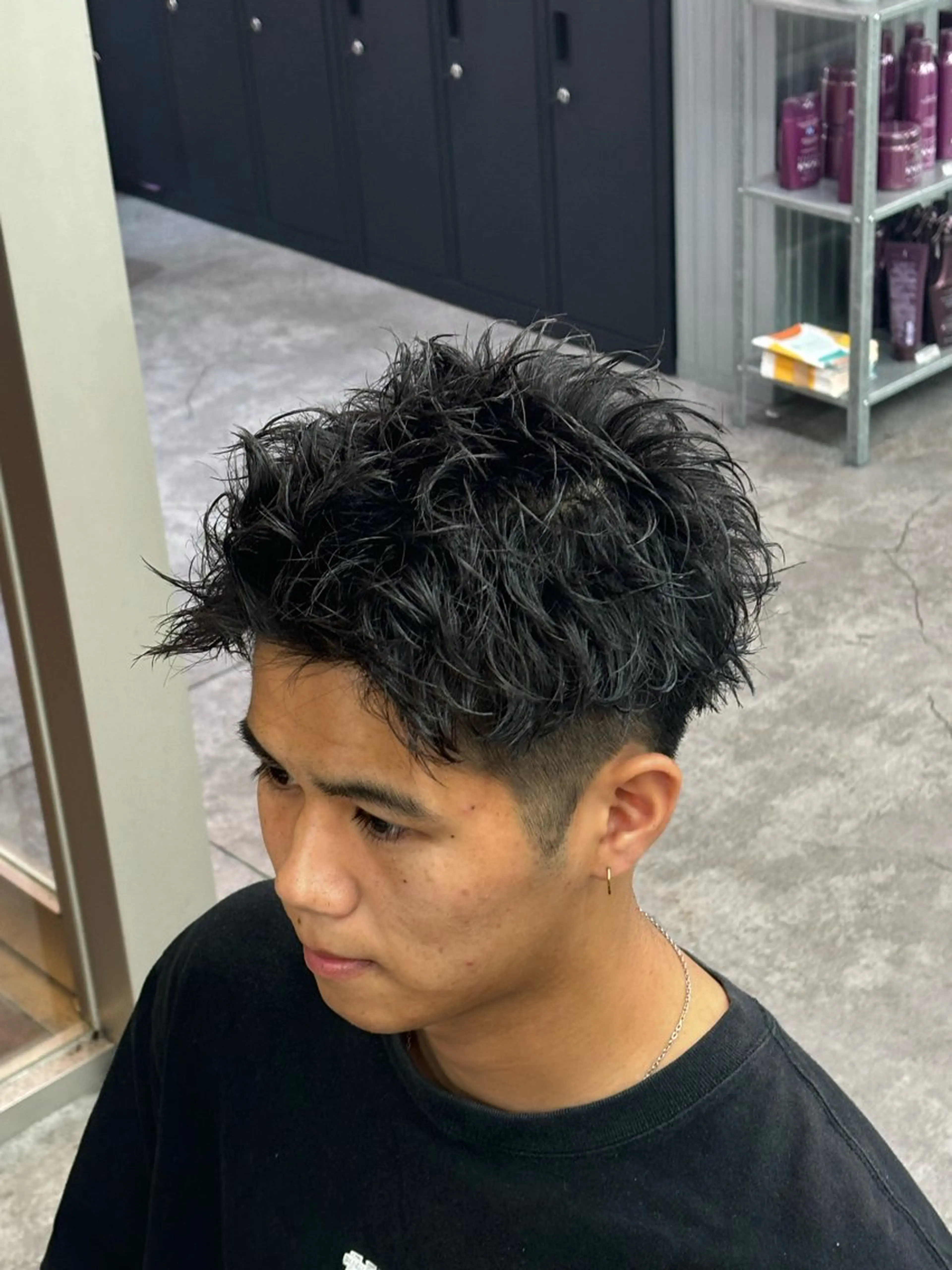ショート パーマ メンズ お悩み解消✨/ メンズパーマ✨/直樹のヘアスタイル