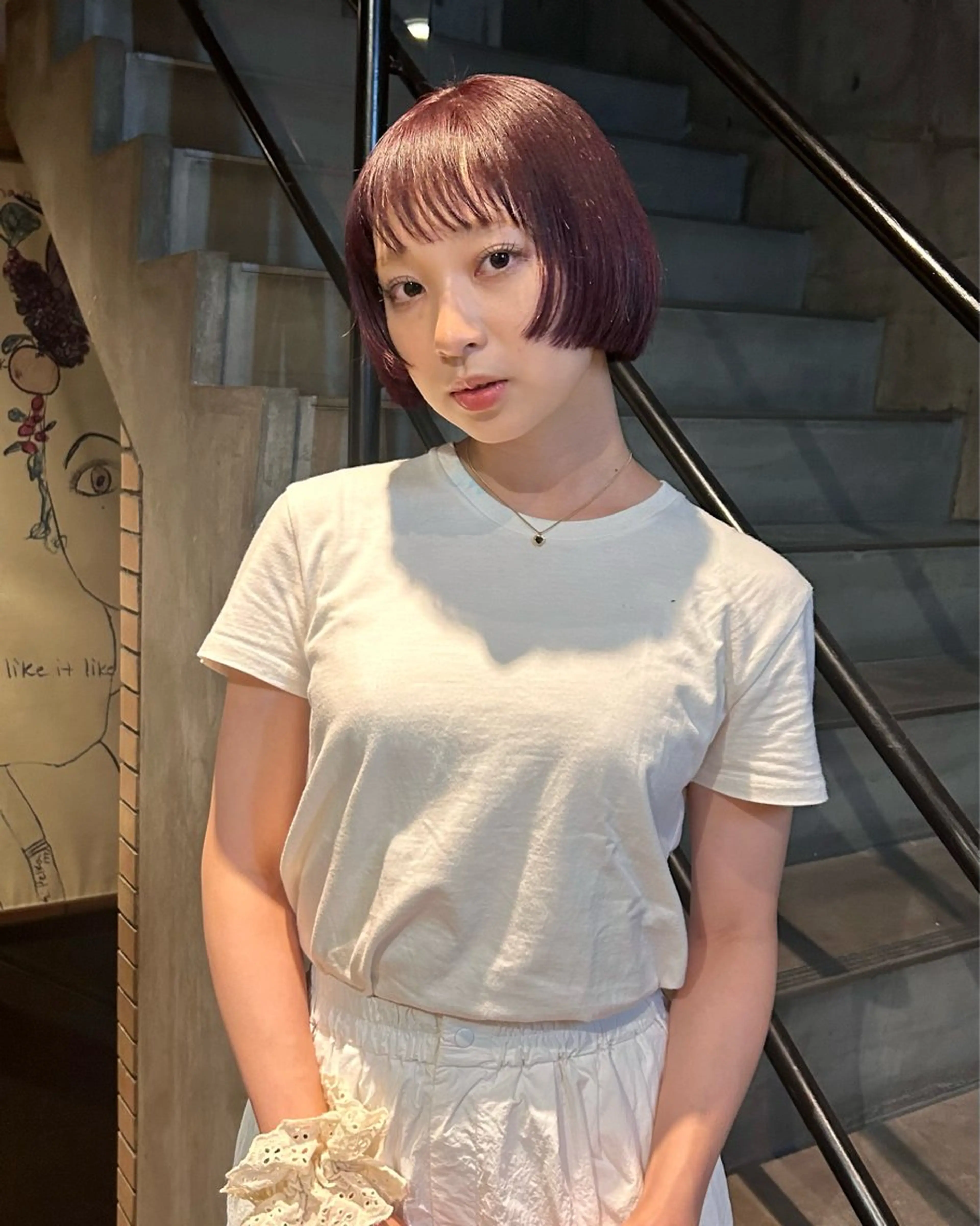 ショート カラー ヘアカラー ニュアンスヘア🪡 nenekaのヘアスタイル