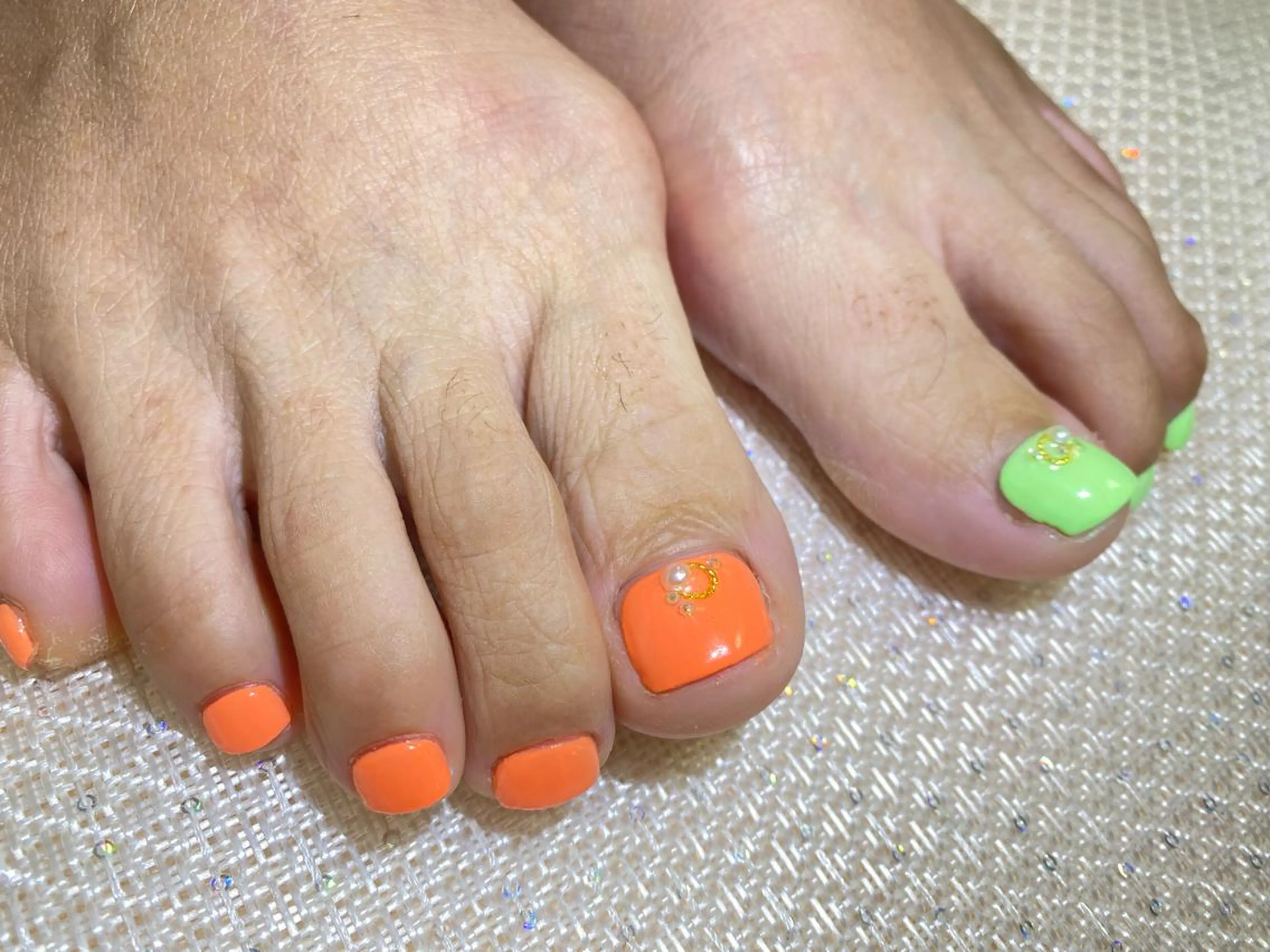 ネイル フットネイル 夏ネイル Esthetic Will所属・will 有希のネイルデザイン