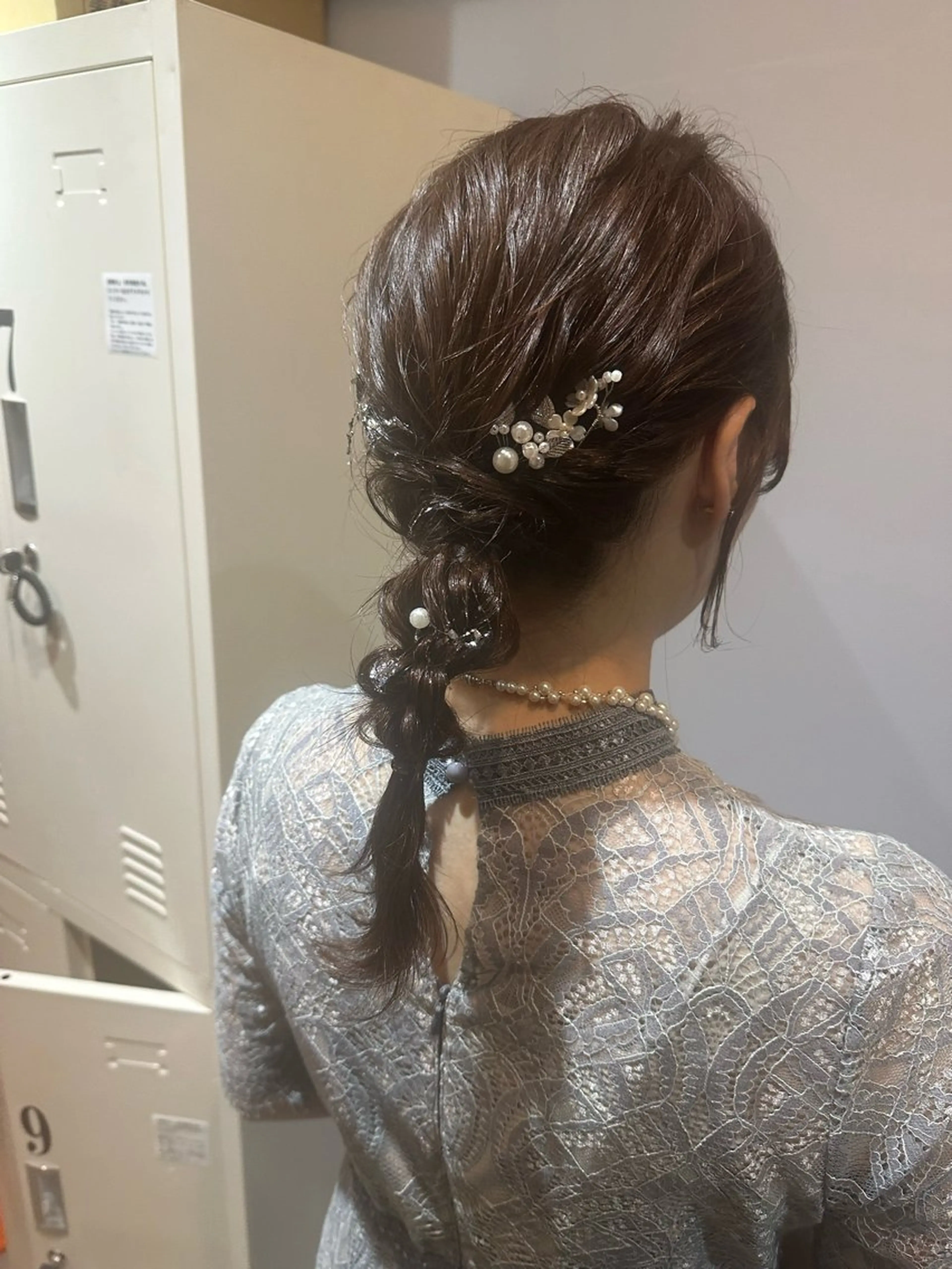 ミディアム ヘアアレンジ 縮毛矯正+モテカラー 🎀✨mihoのヘアスタイル