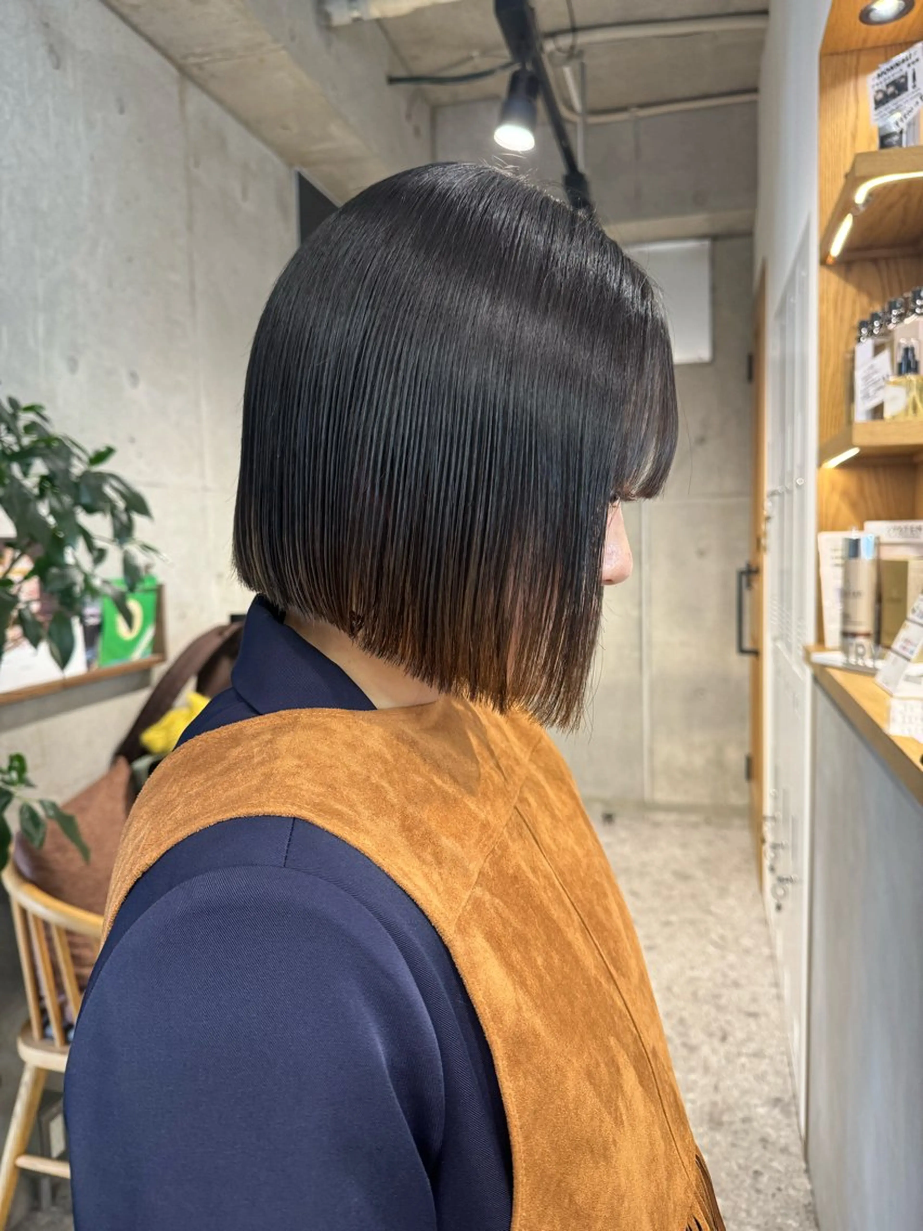 カット＋縮毛矯正の写真