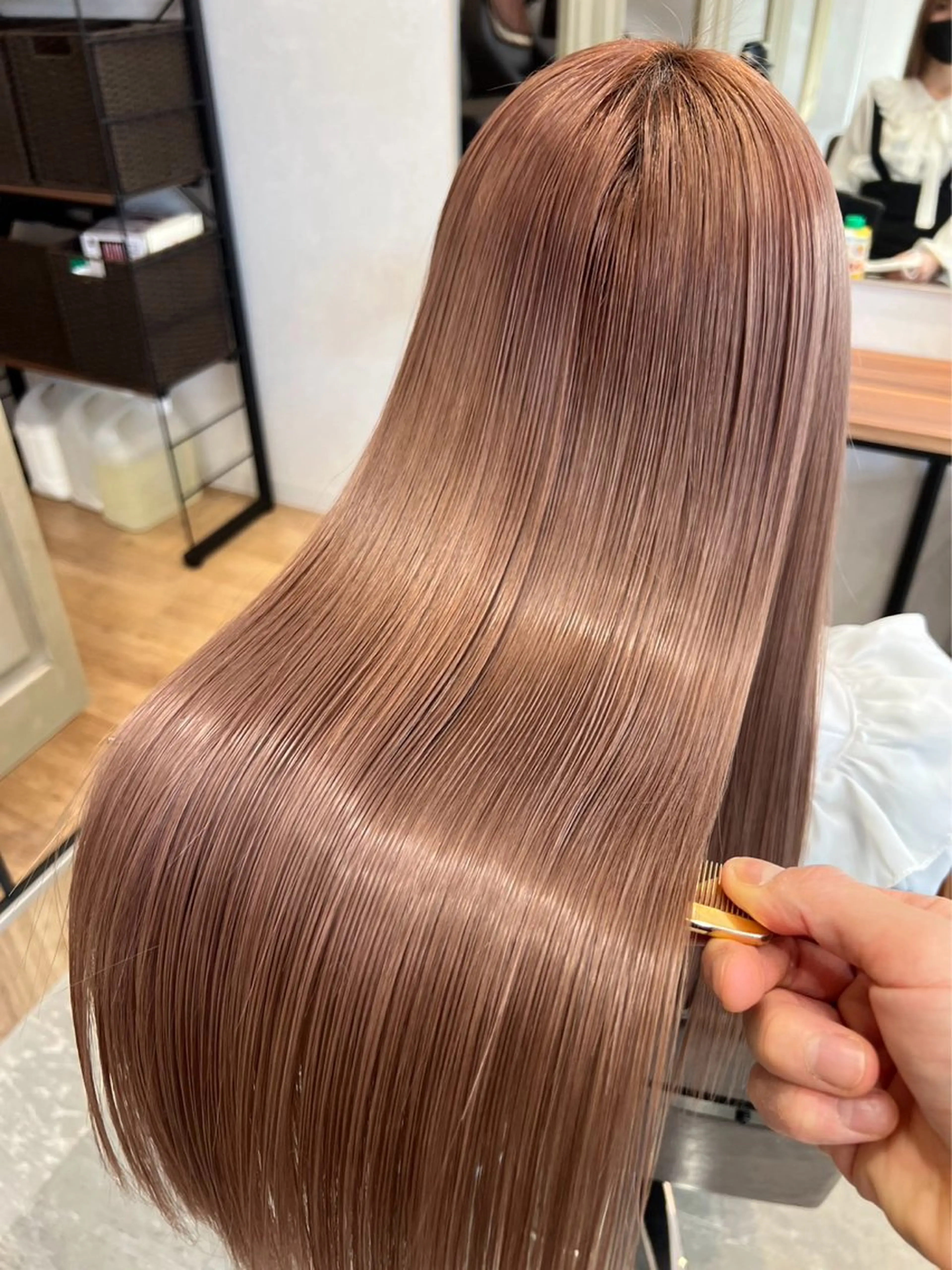 ロング 愛されハイトーン 🍓YURINAのヘアスタイル