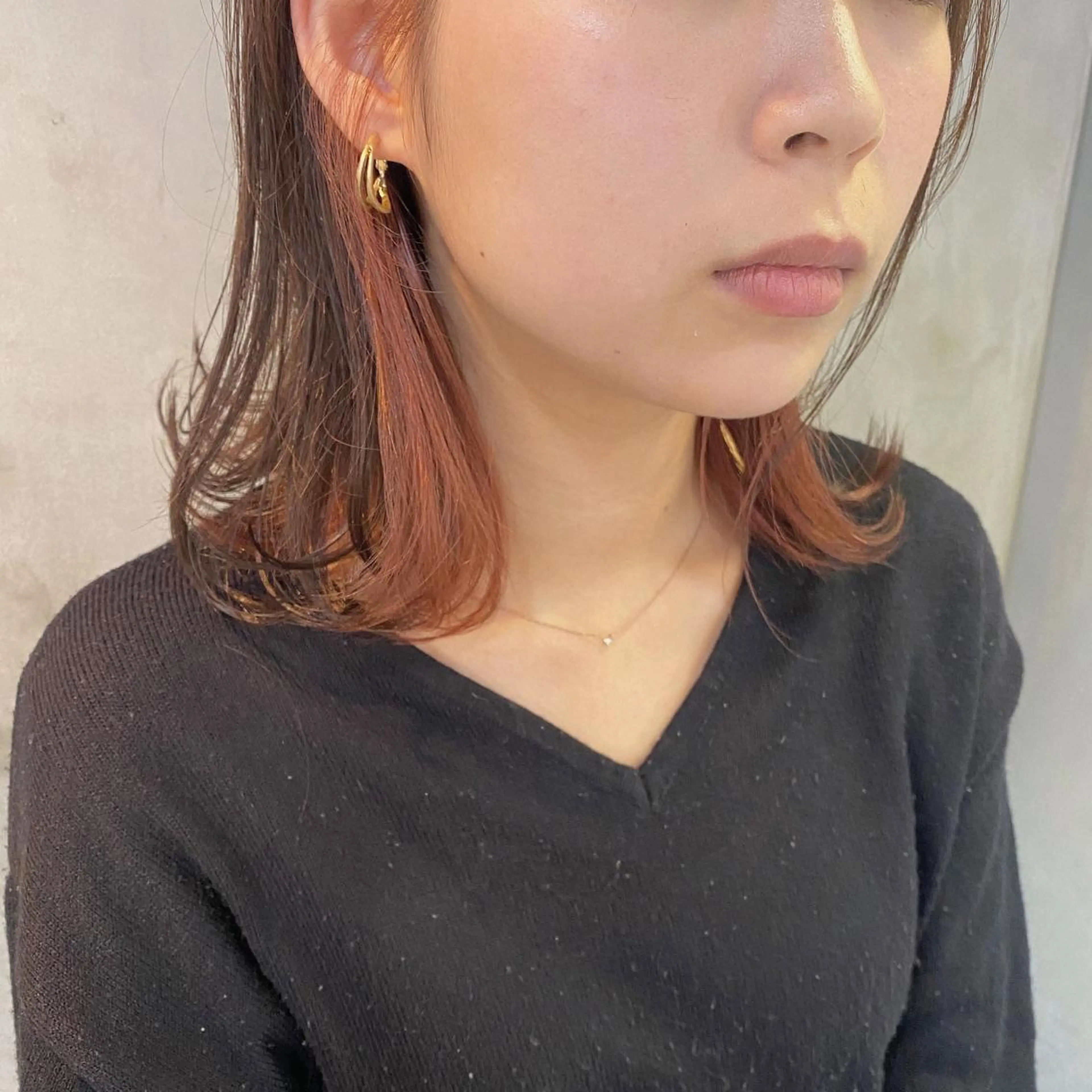 ミディアム カラー ヘアアレンジ stylist/蛯谷 珠里のヘアスタイル