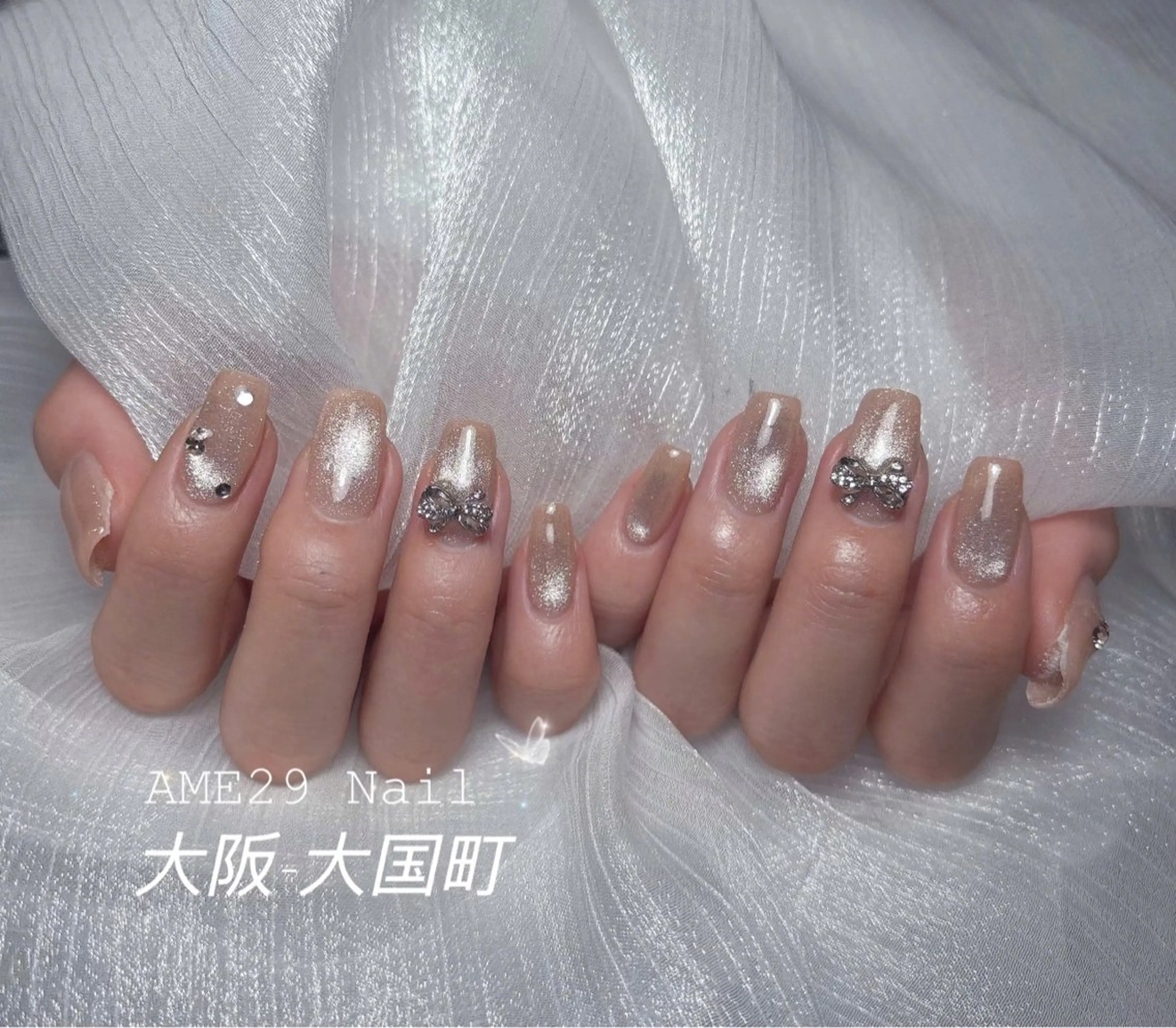 ロング AME29 Nail ネイルサロンのネイルデザイン