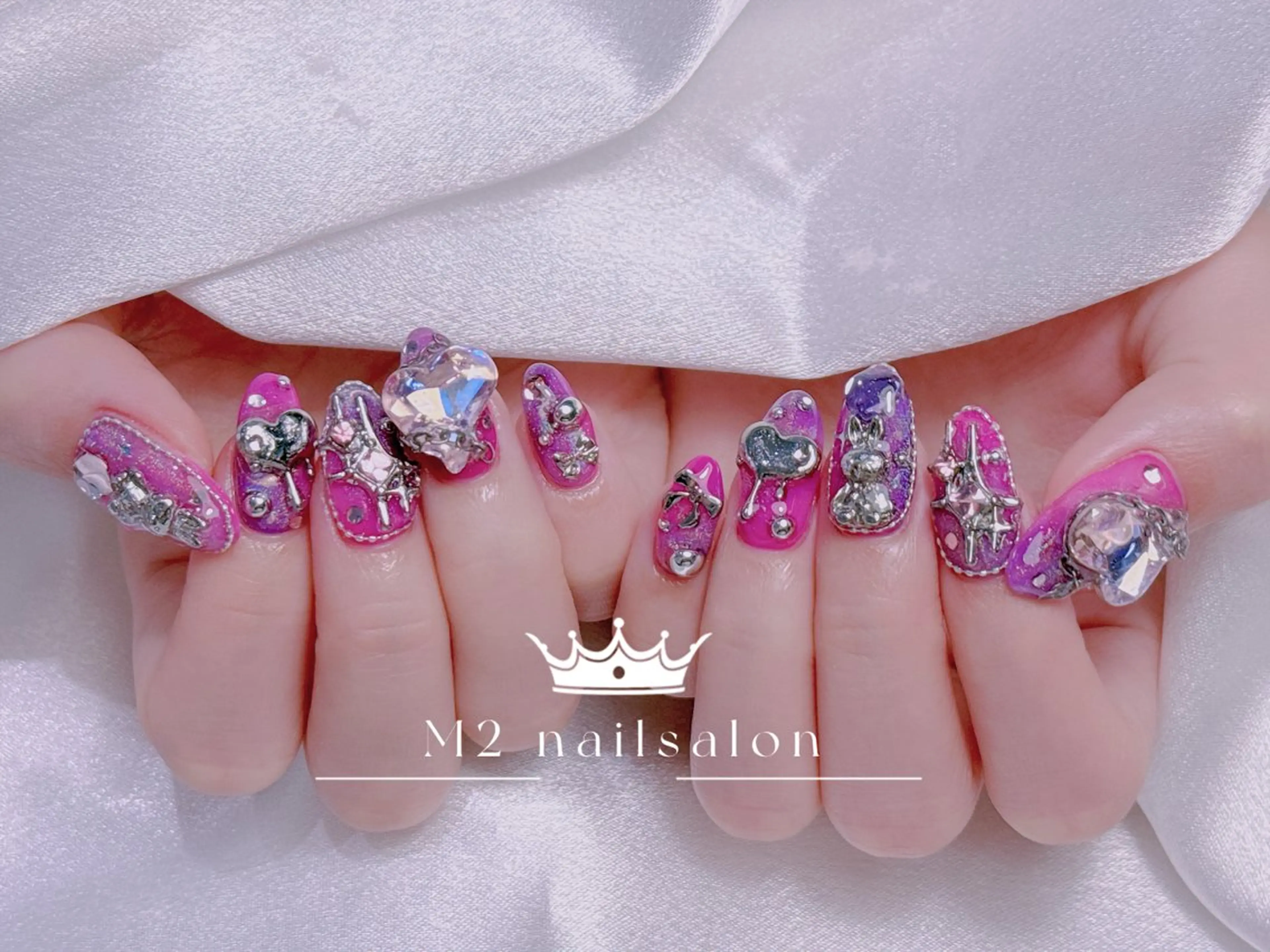 ネイル ハンドネイル 長さだし専門店 M2　rikaのネイルデザイン