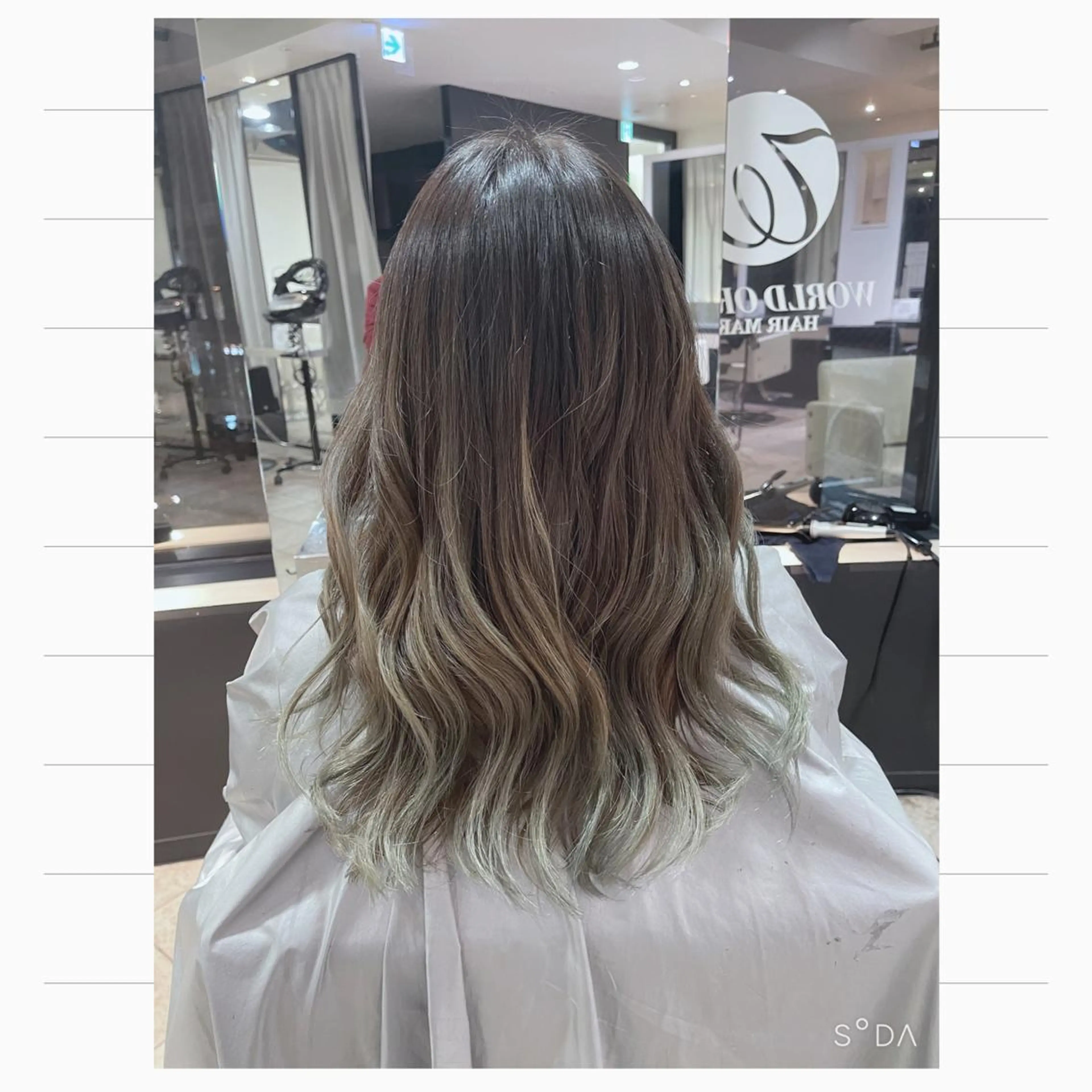 セミロング 川崎 龍馬のヘアスタイル