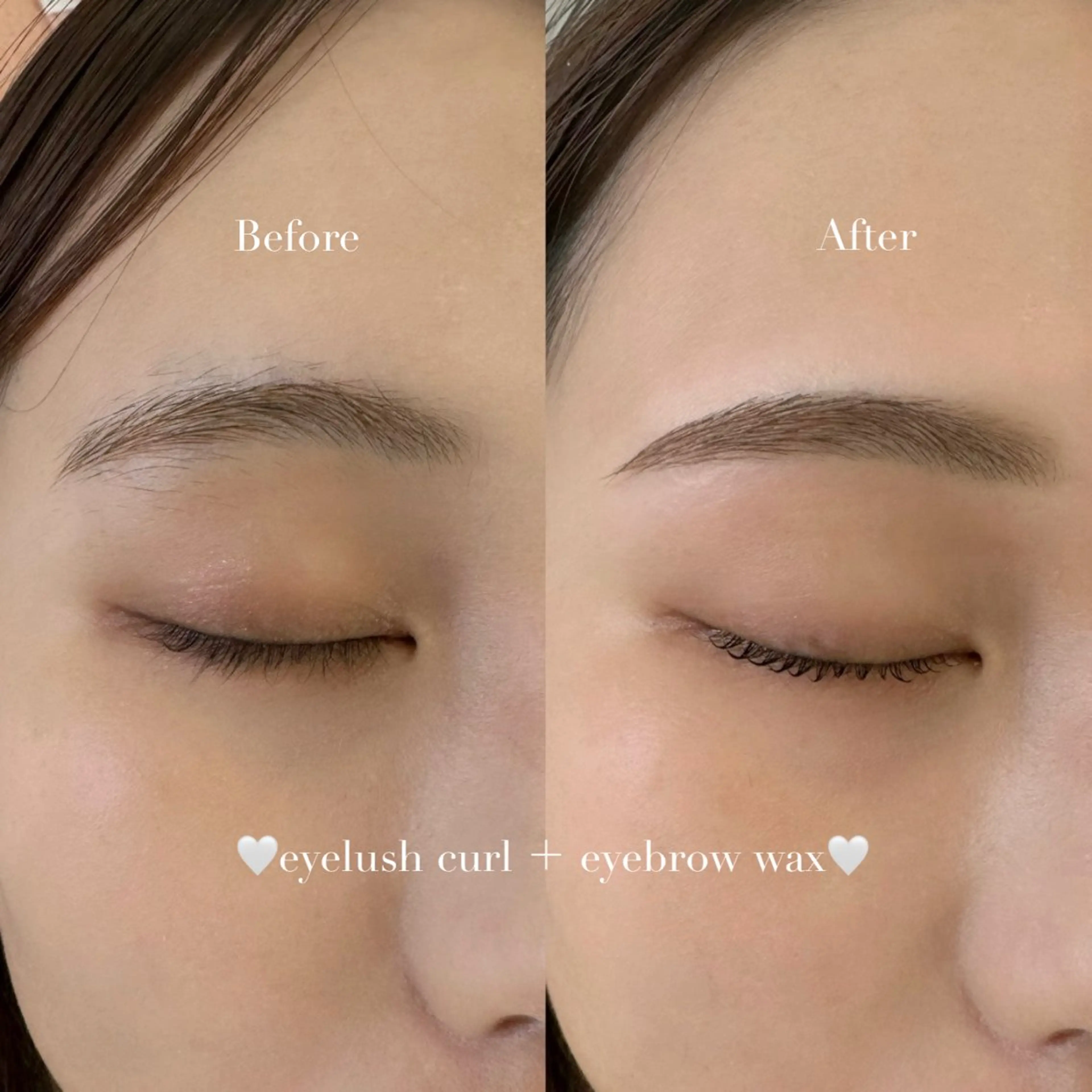 初回限定価格🎀パリジェンヌorまつげパーマ ➕ アイブロウワックス✧お得なセットメニュー🌷の写真