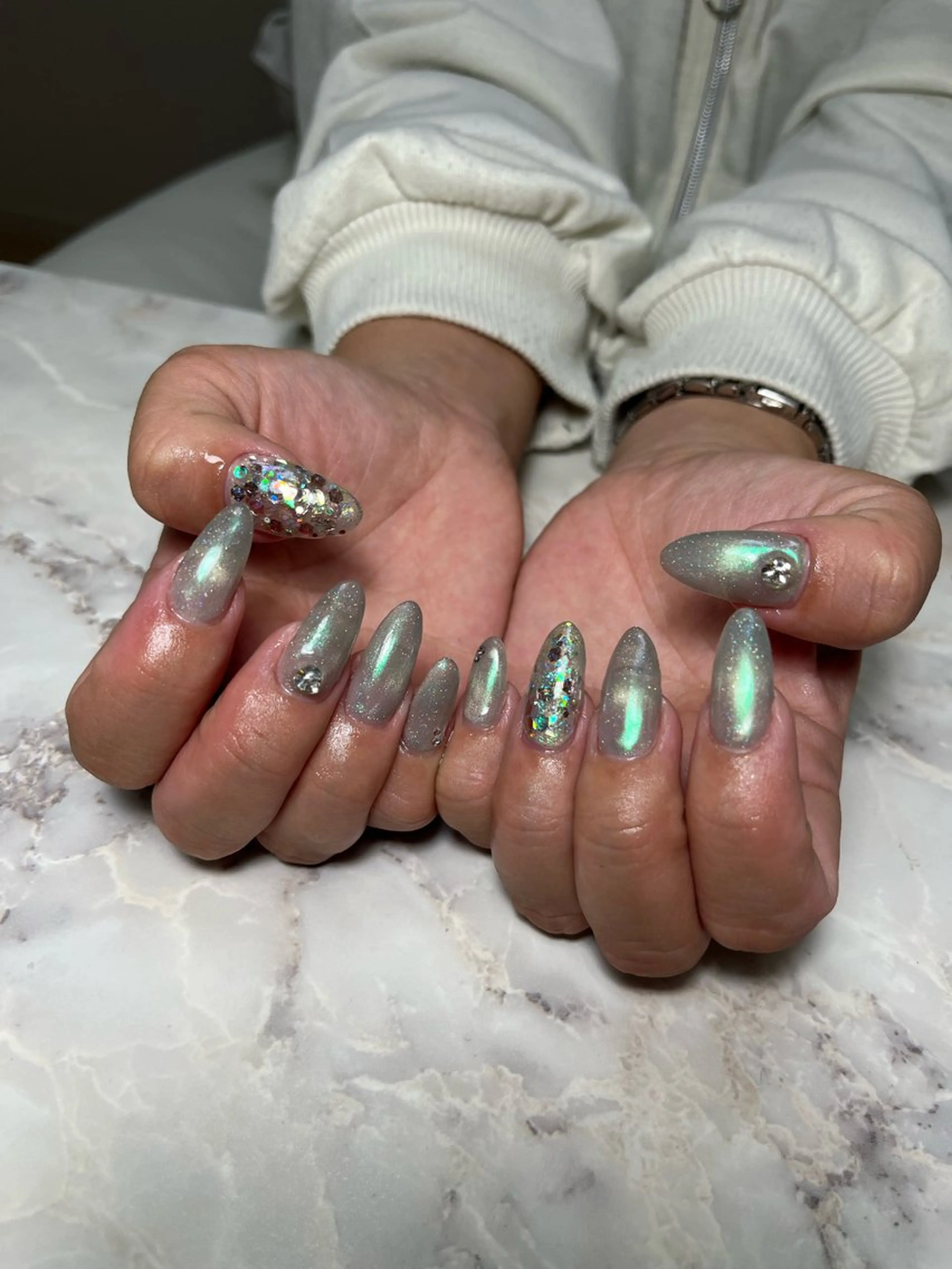 ネイル 長さ出し ハンドネイル Kawaii nail studio所属・Kawaiinail studioのネイルデザイン