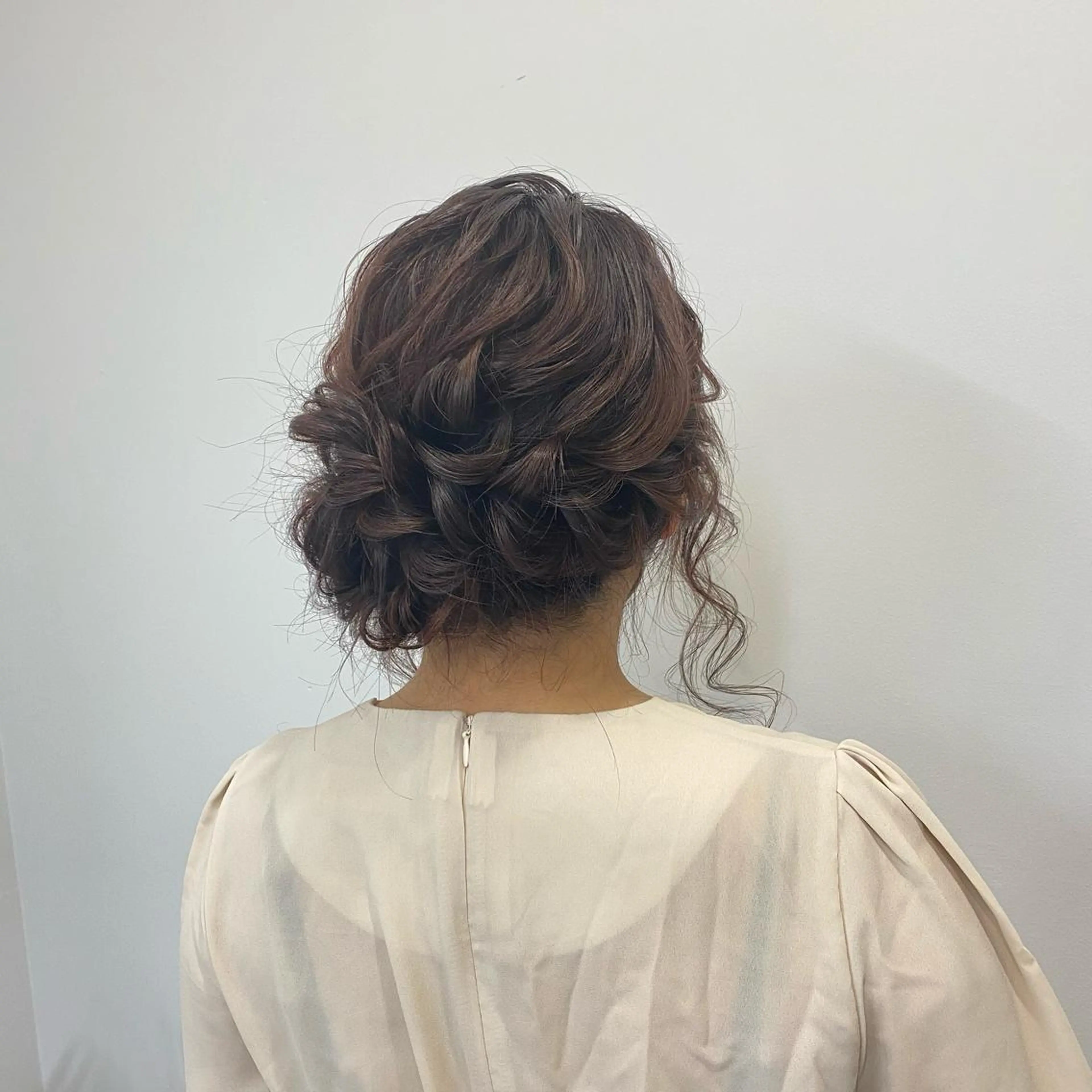 ロング ヘアアレンジ 透明感ワンカラー梅田 ダブルカラー/川上のヘアスタイル