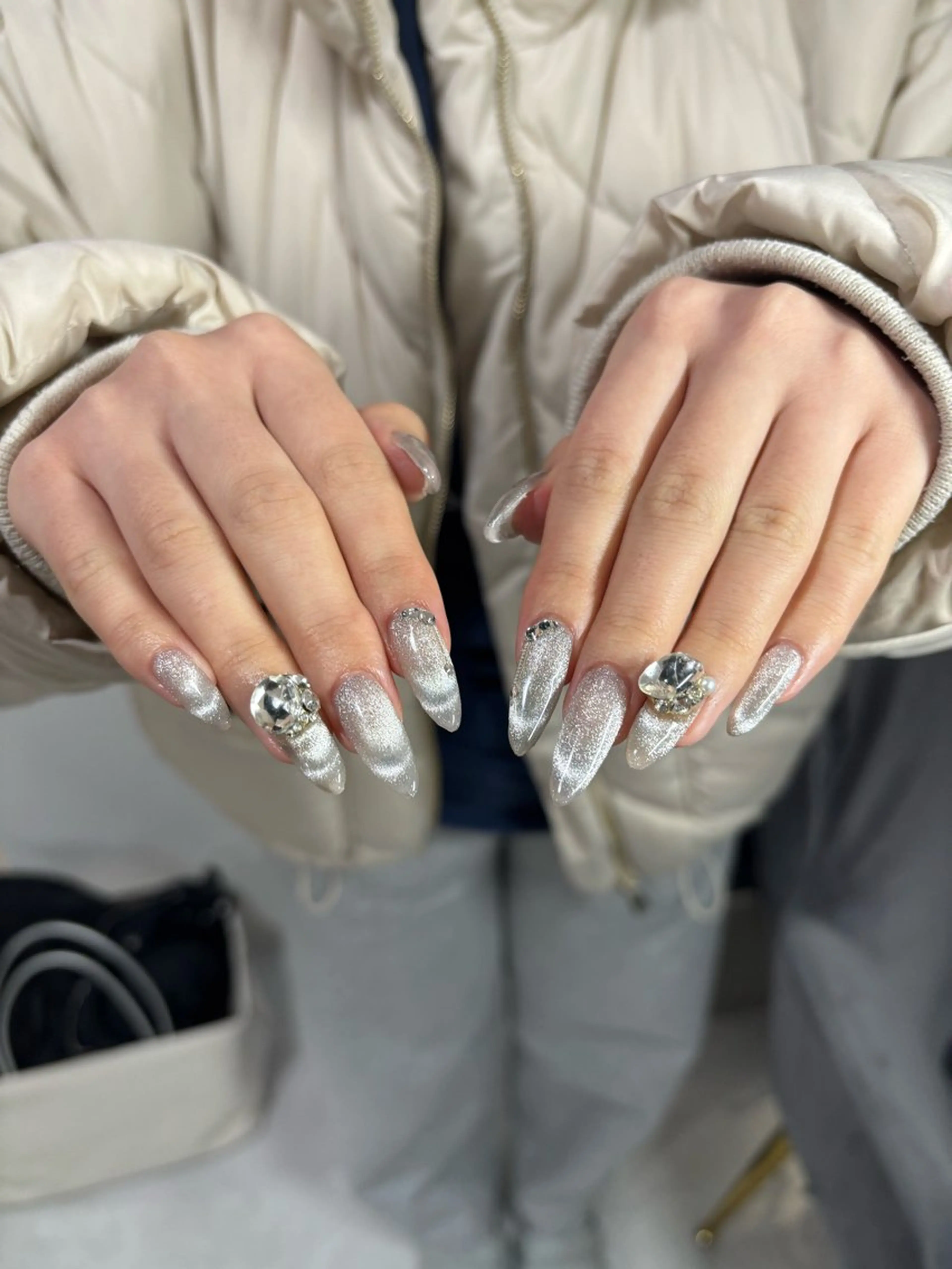 ネイル ハンドネイル 韓国ワンホンnail yukiのネイルデザイン