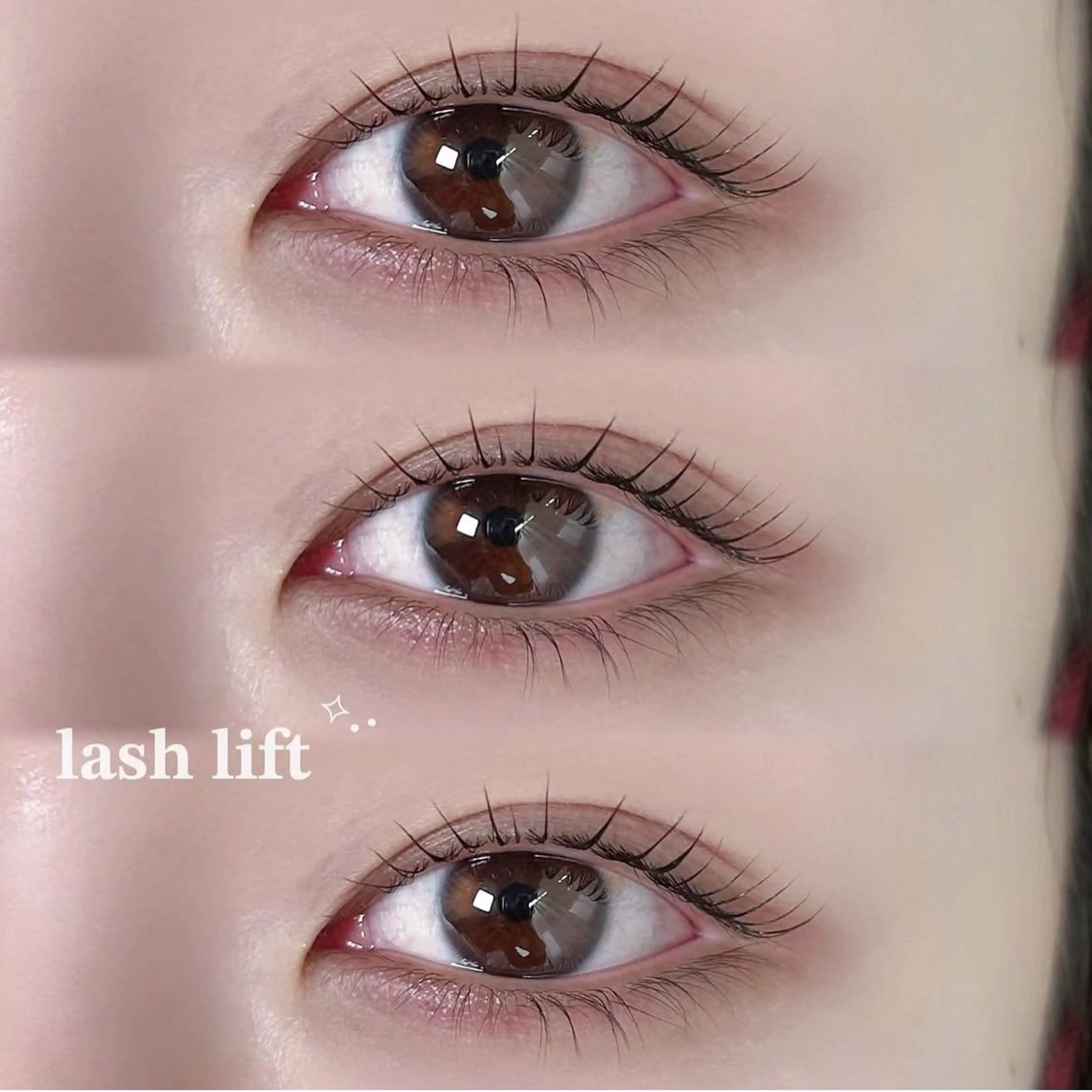 マツエク・マツパ 一重×まつ毛パーマ 田中 綺乃のマツエク・マツパデザイン