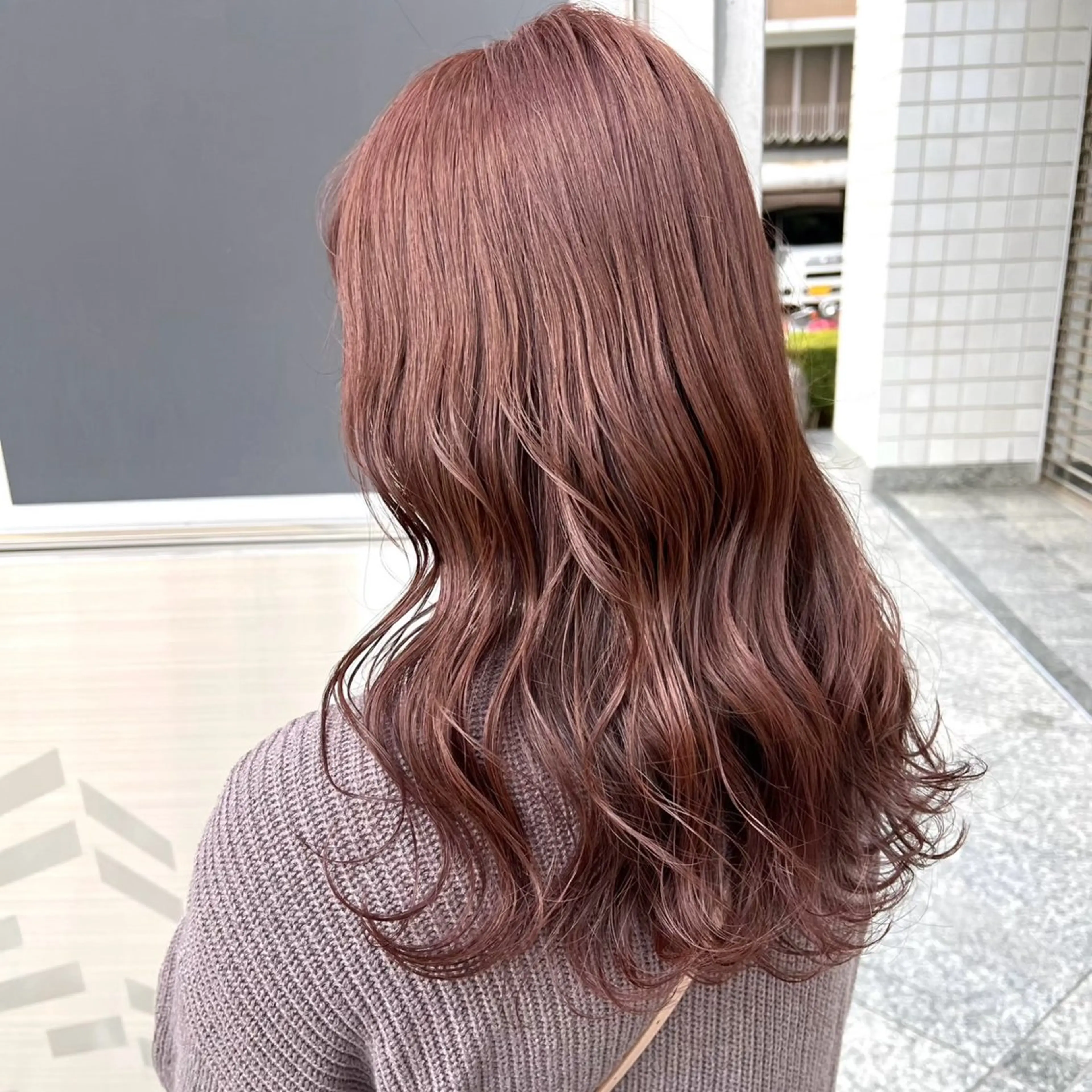 ロング カラー ヘアカラー ParveMix￤ 大賀さつき🍨🤍のヘアスタイル