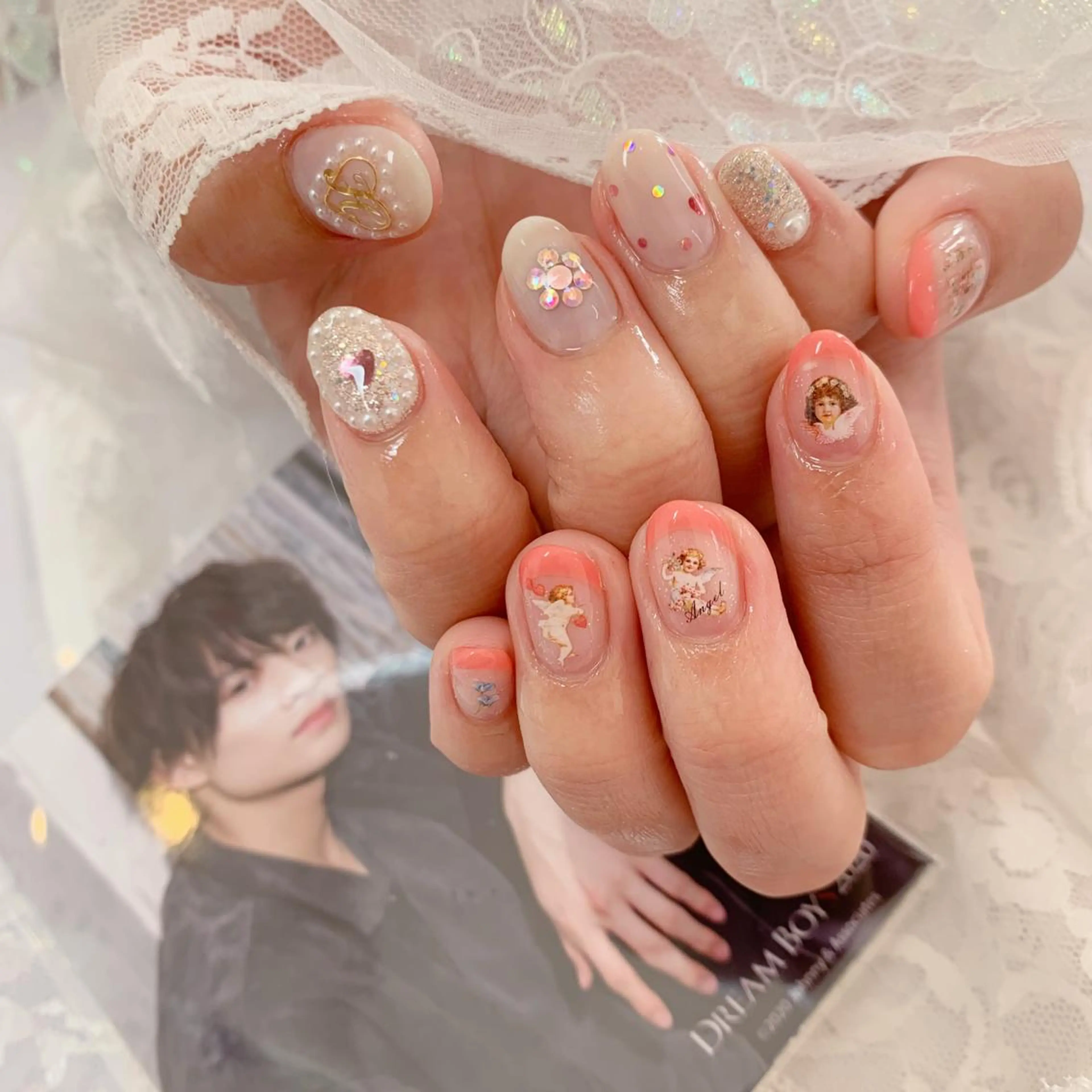 ネイル La neige* yuki 🥯🍑のネイルデザイン