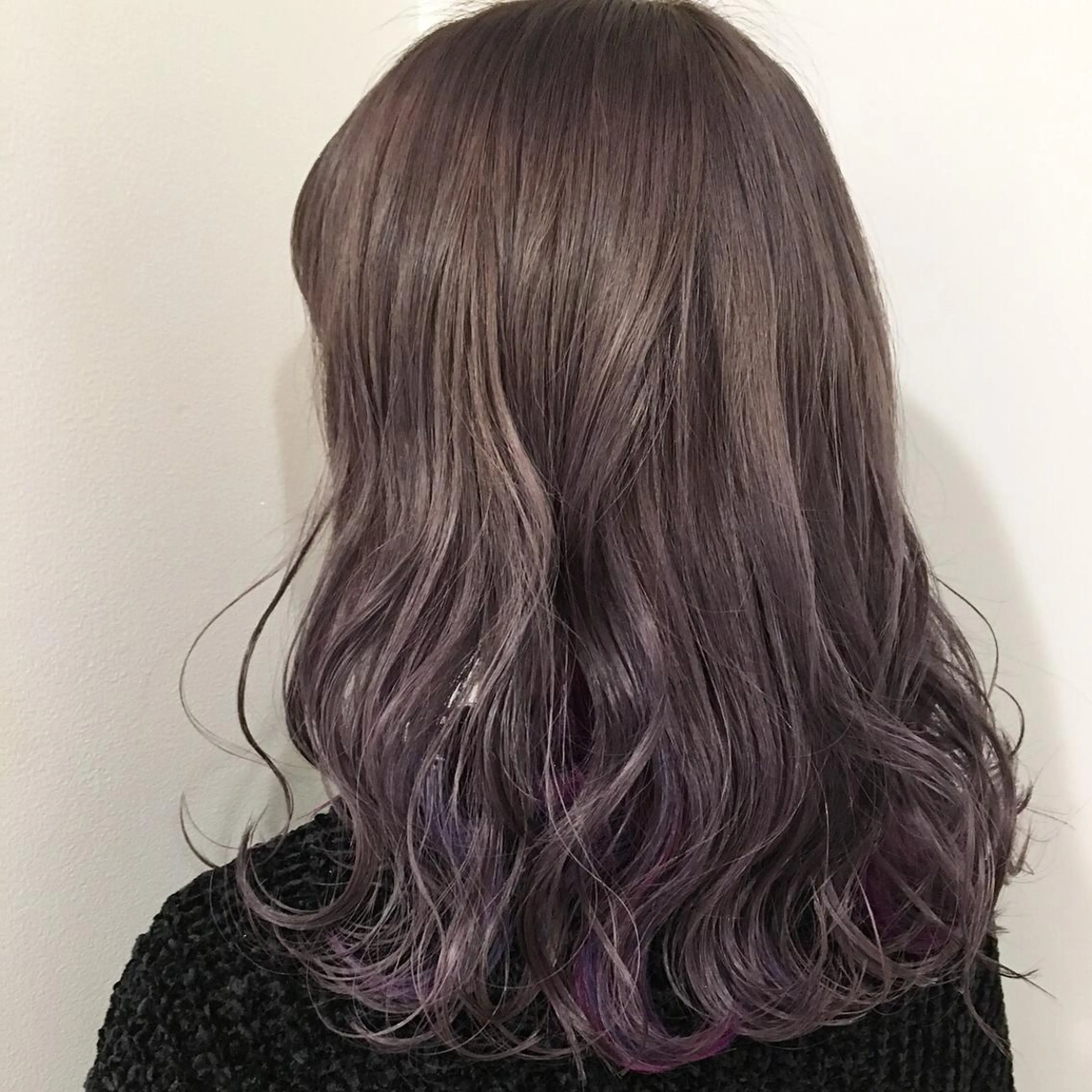 セミロング カラー ヘアカラー トリートメント 🌈評価No.1🌈 艶髪カラー❌エクステのヘアスタイル