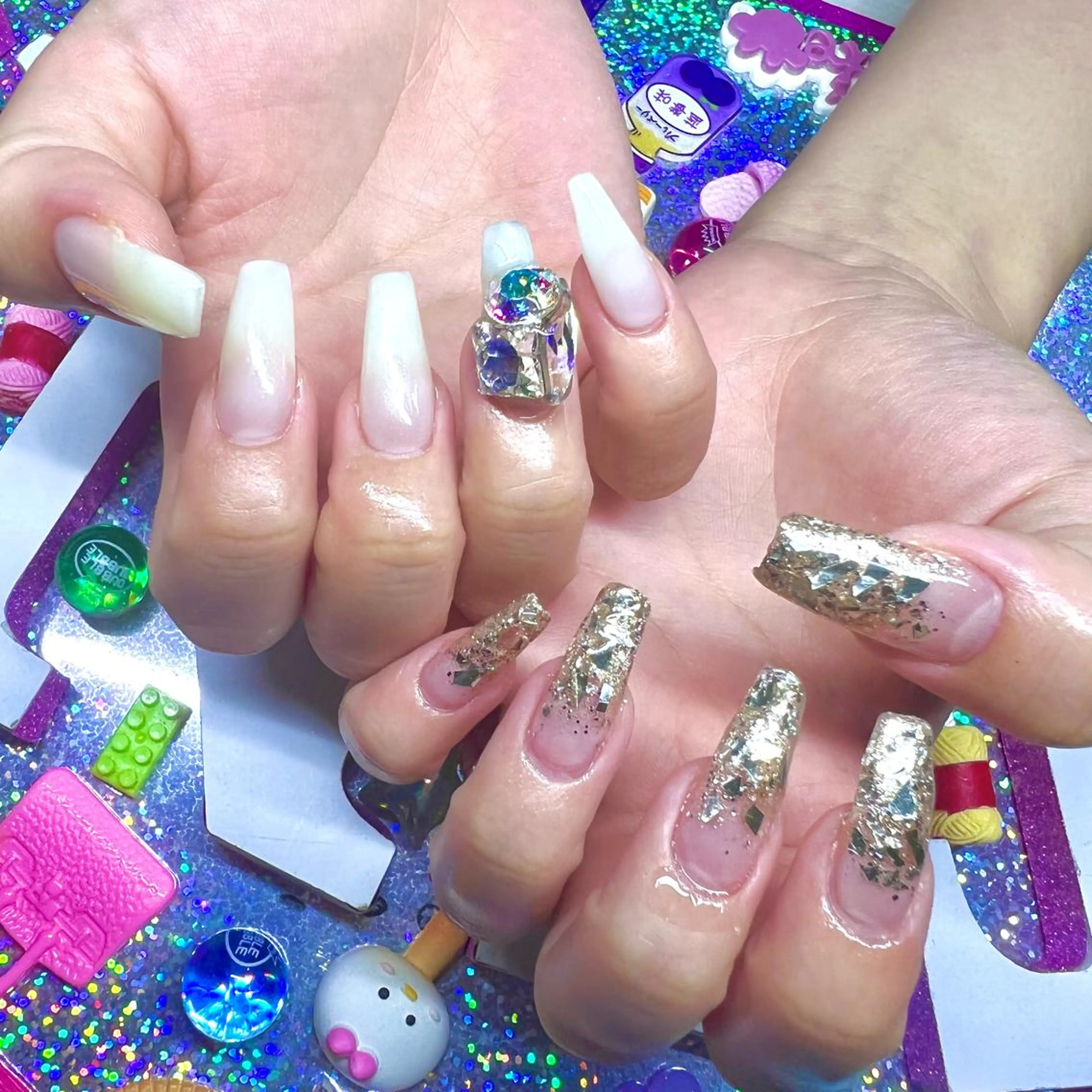 ネイル アートネイル クリアネイル ジェルネイル ニュアンスネイル オフィスネイル 8appy YUKITIN.Bのネイルデザイン