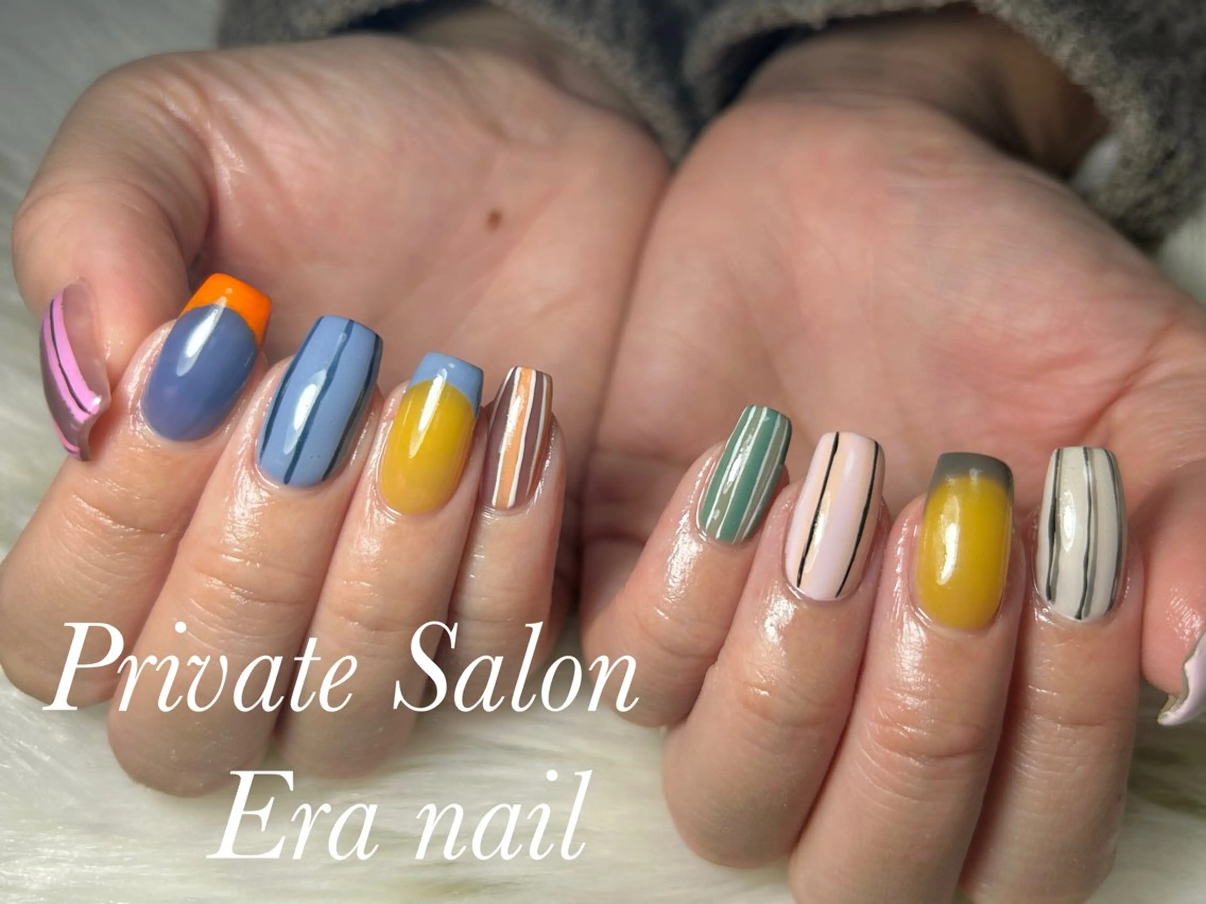 ネイル 持ち込み ハンドネイル Era nailのネイルデザイン