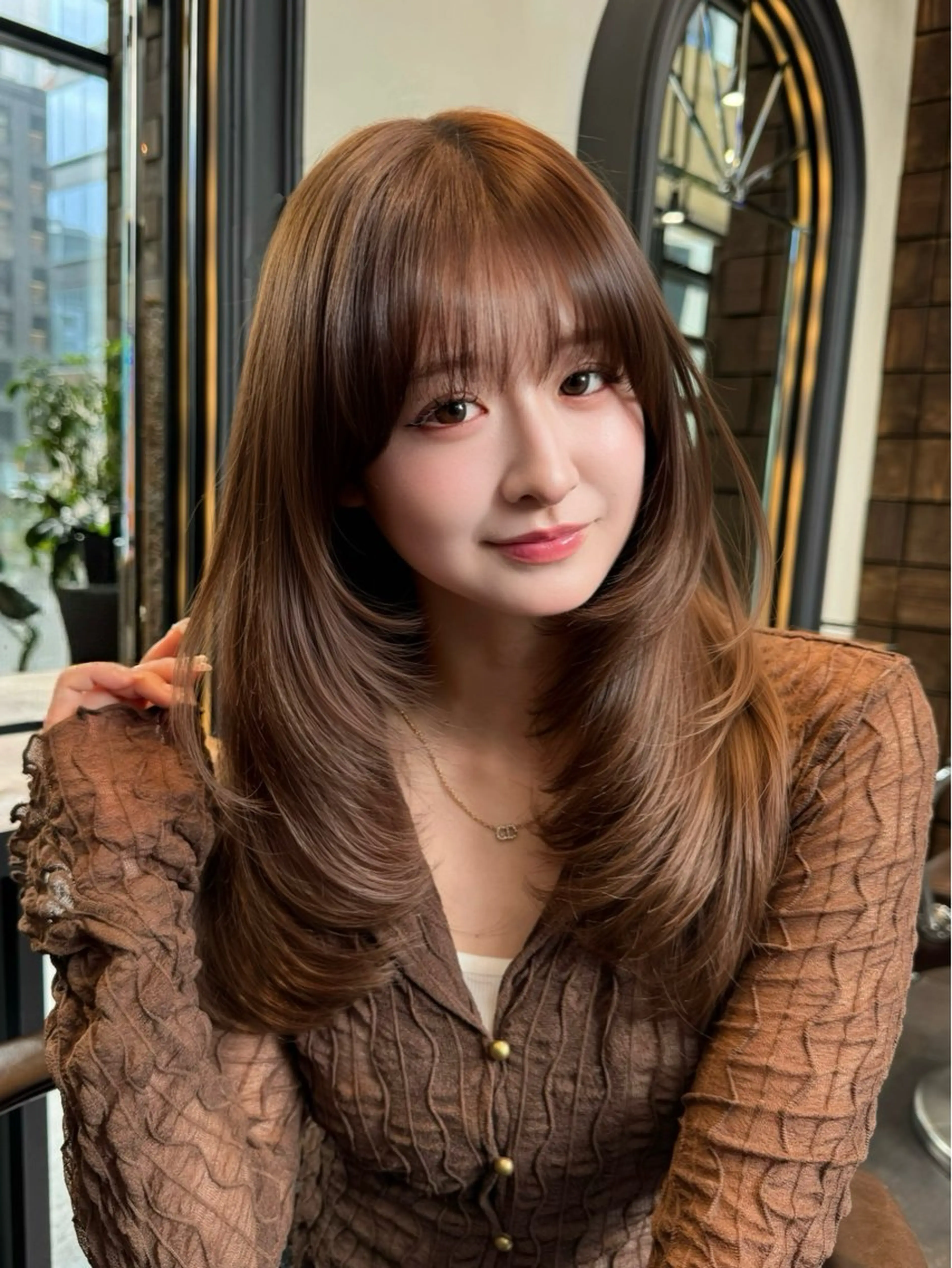 ロング レイヤーカット トリートメント カット MINX ginza所属・矢津田 侑のヘアスタイル