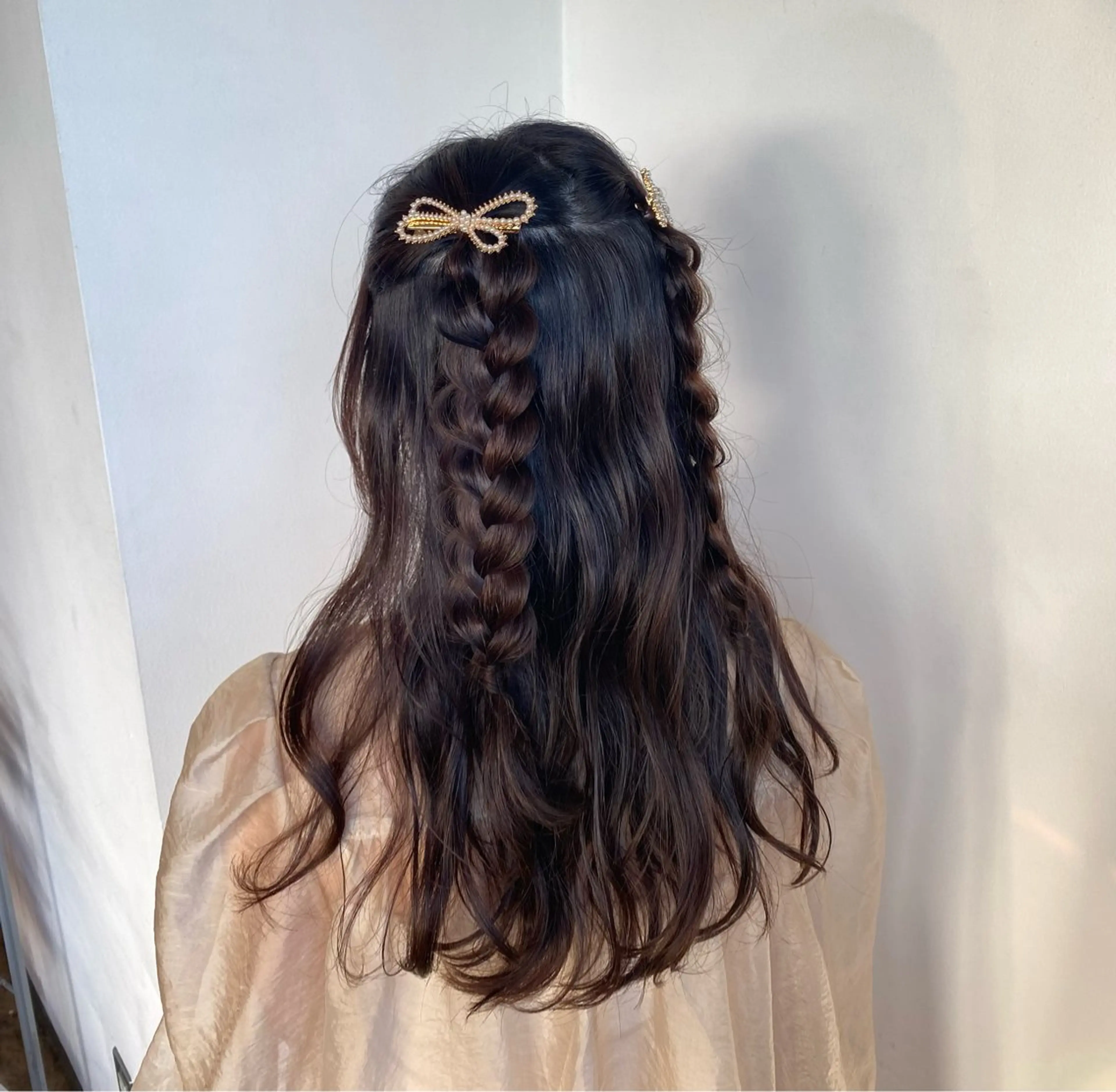 ロング カラー ヘアアレンジ 💫miyu💫デザ インカラー/アレンジのヘアスタイル