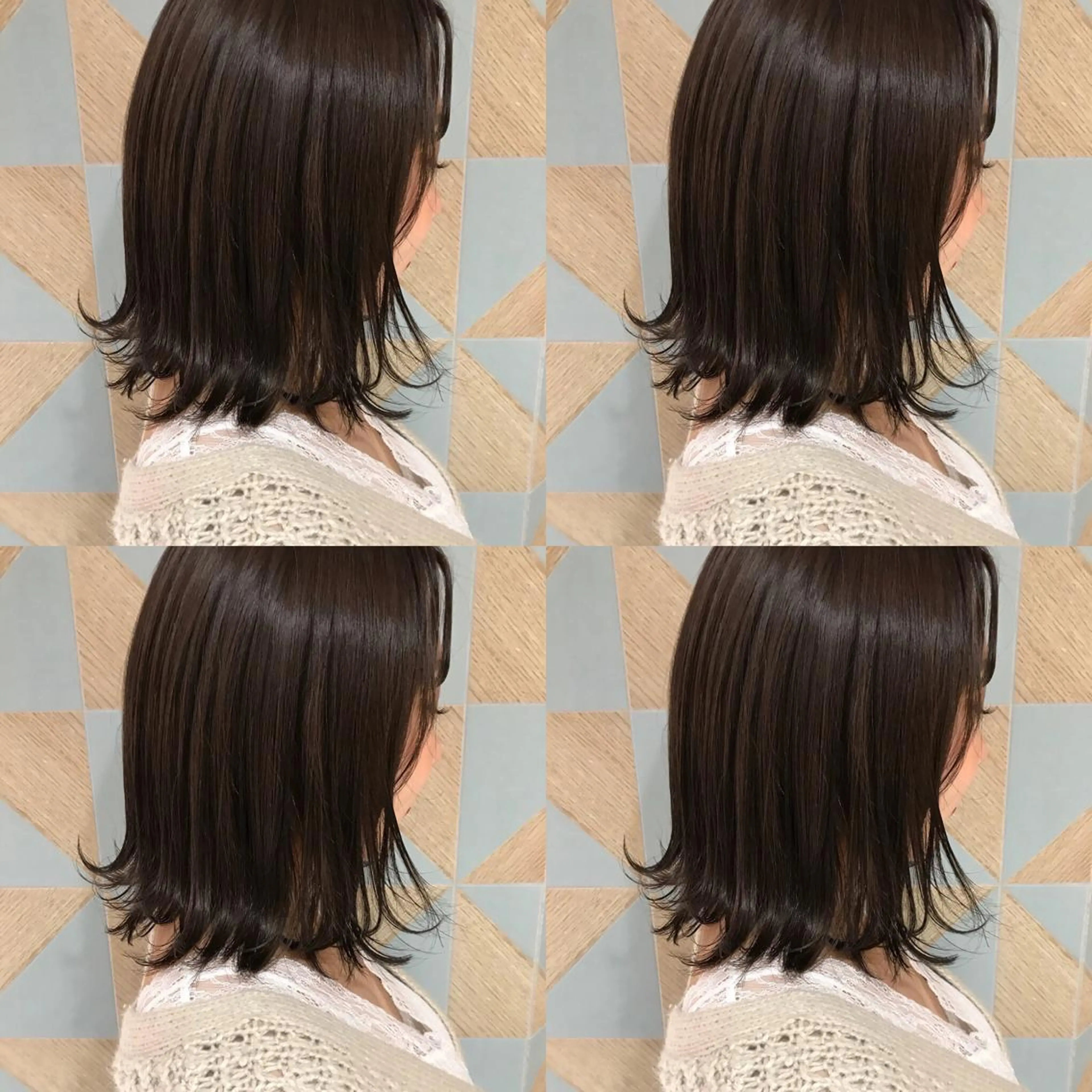 ミディアム カラー ヘアカラー SALOWIN所属・小栗 麻衣のヘアスタイル