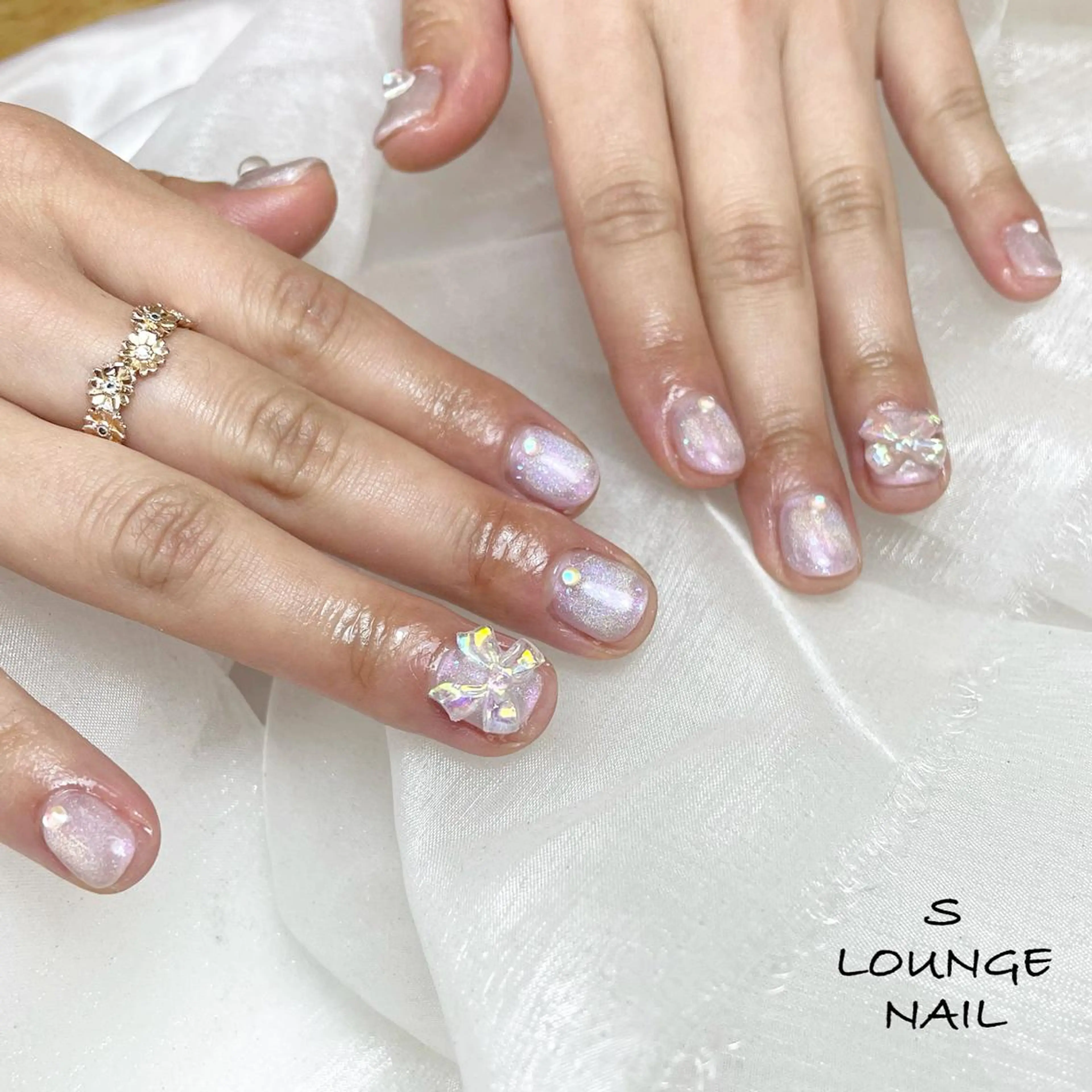 ネイル マグネットネイル ハンドネイル フットネイル S LOUNGE NAIL所属・パーツたくさん🍓 SUMIのネイルデザイン