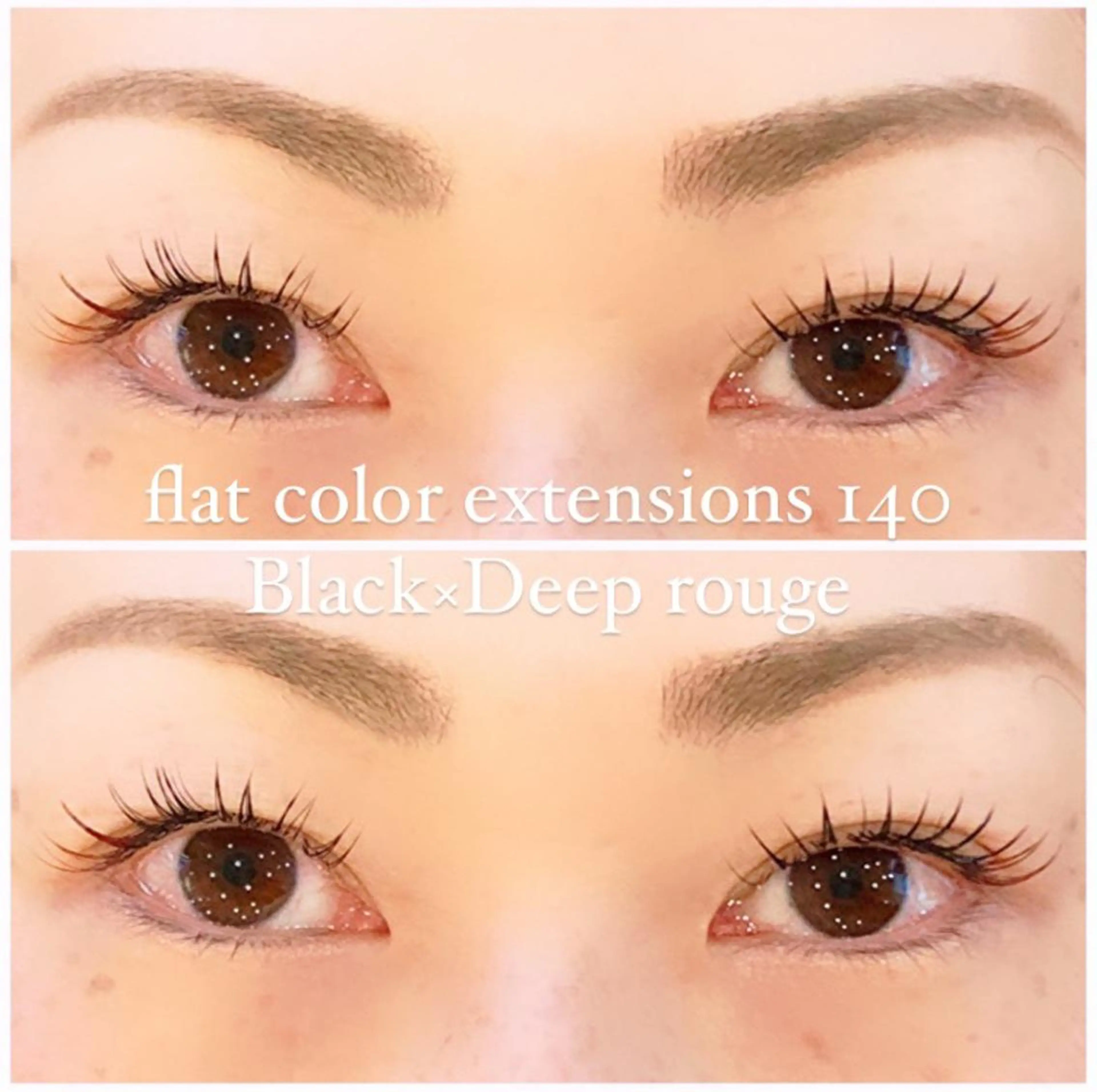 マツエク・マツパ Cカール フラットラッシュ 目尻長め 武田 楓のマツエク・マツパデザイン