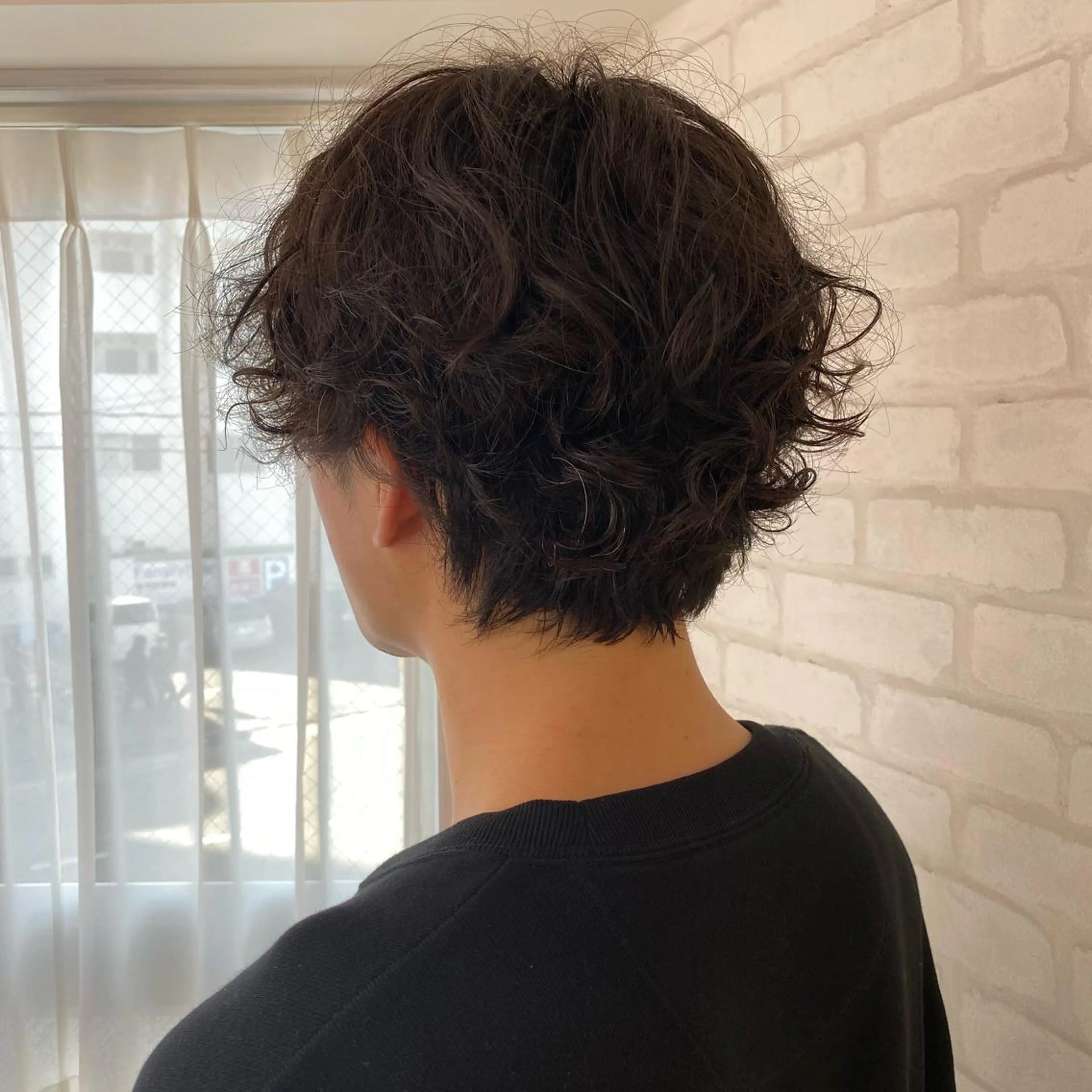 ショート パーマ メンズ abilita AZUSAのヘアスタイル