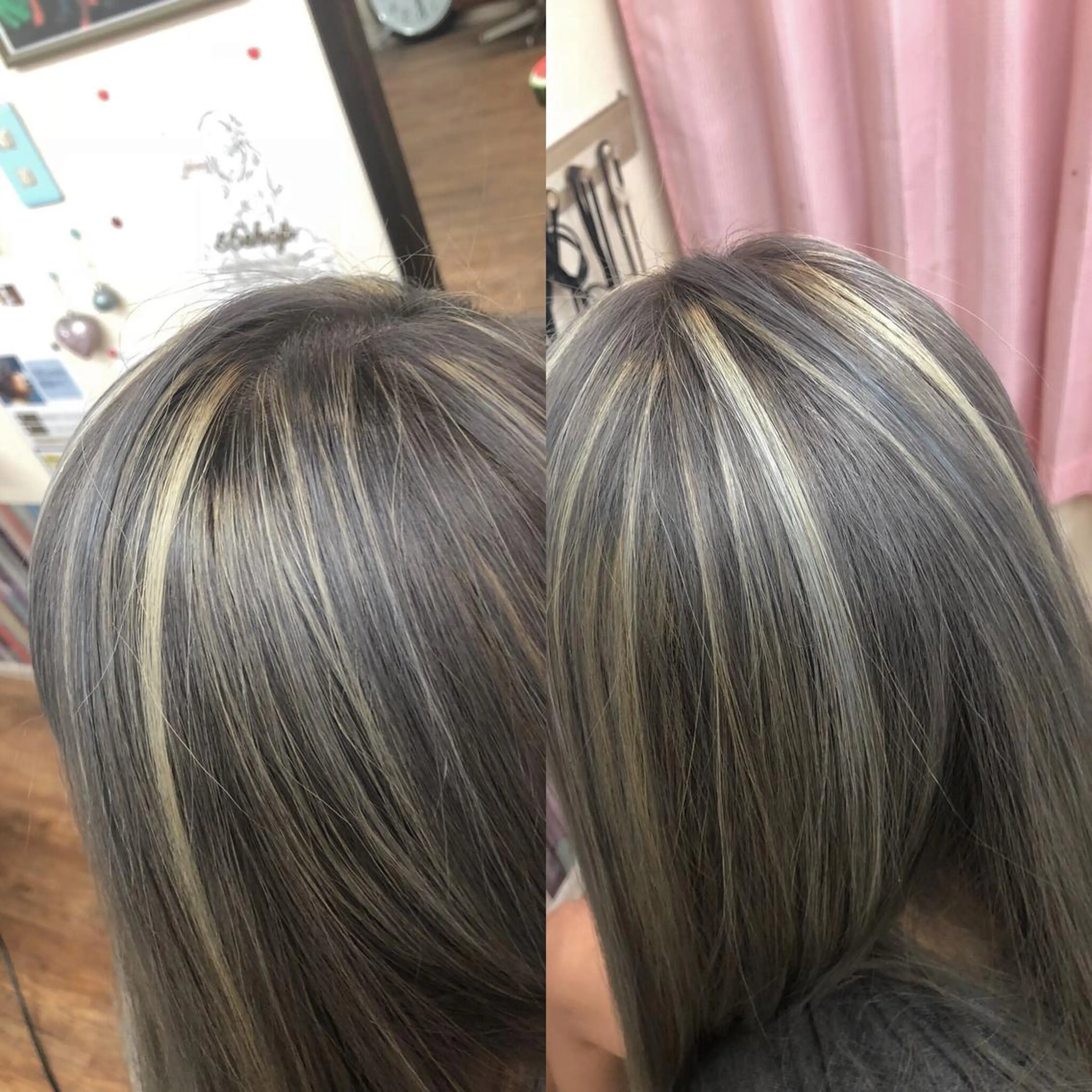 ミディアム カラー ハイライトカラー ハイライト ヘアカラー トリートメント kou艶髪師色髪師 こう 艶髪師色髪師のヘアスタイル