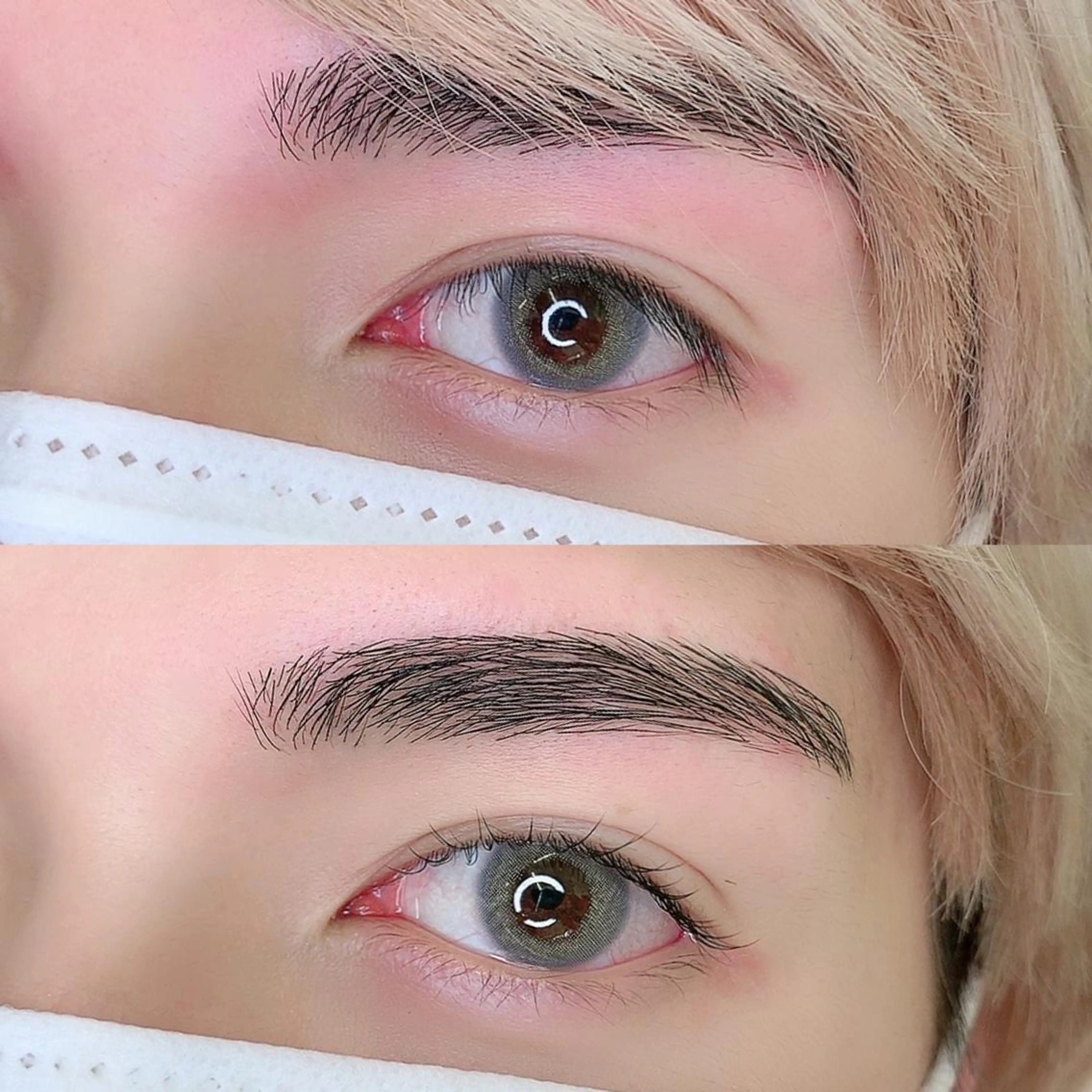 メンズ マツエク・マツパ アイブロウ manami ❤︎のマツエク・マツパデザイン