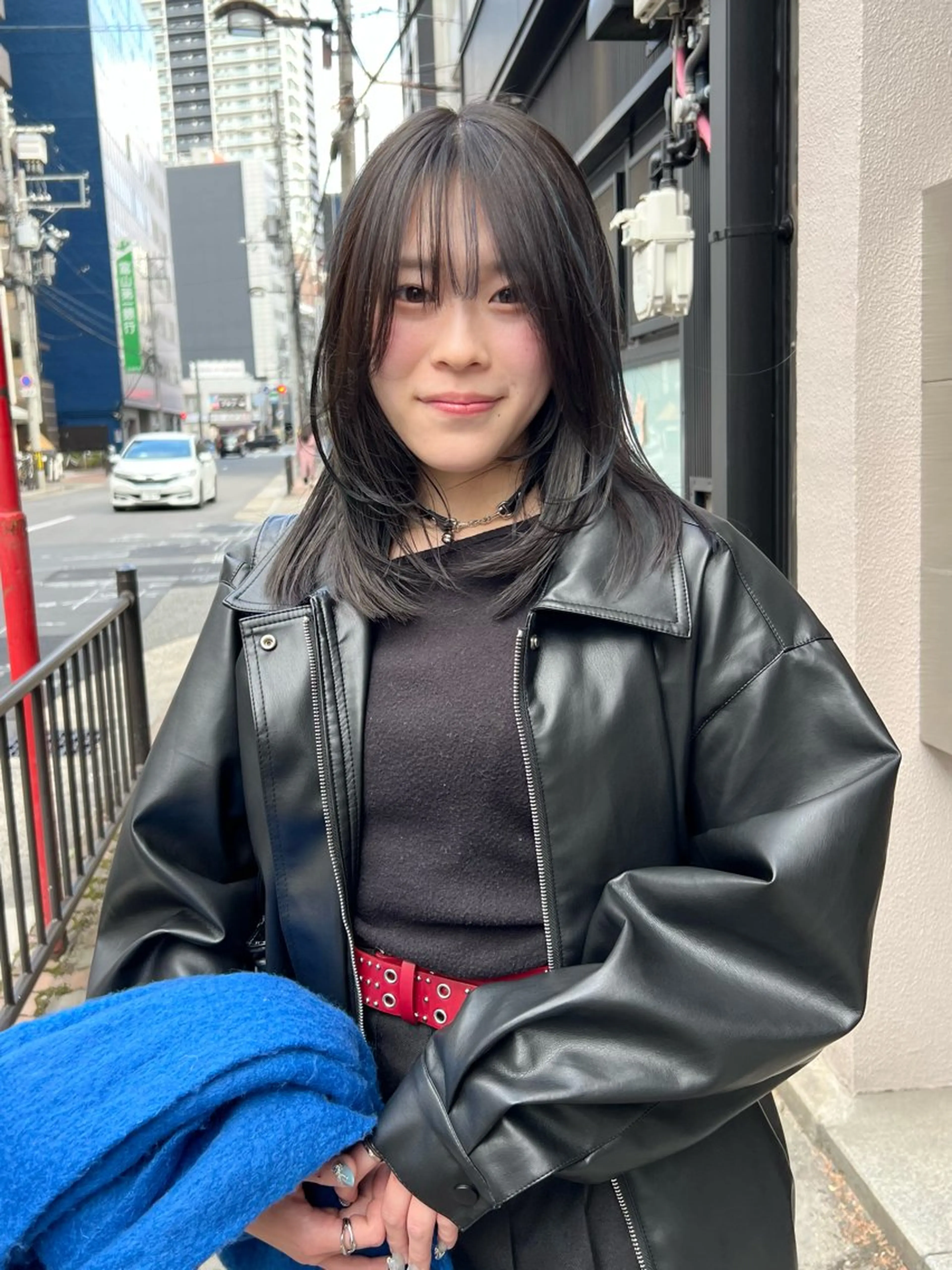 ミディアム カラー カット ヘアカラー 樫原裕二 /柔らかいカラーのヘアスタイル