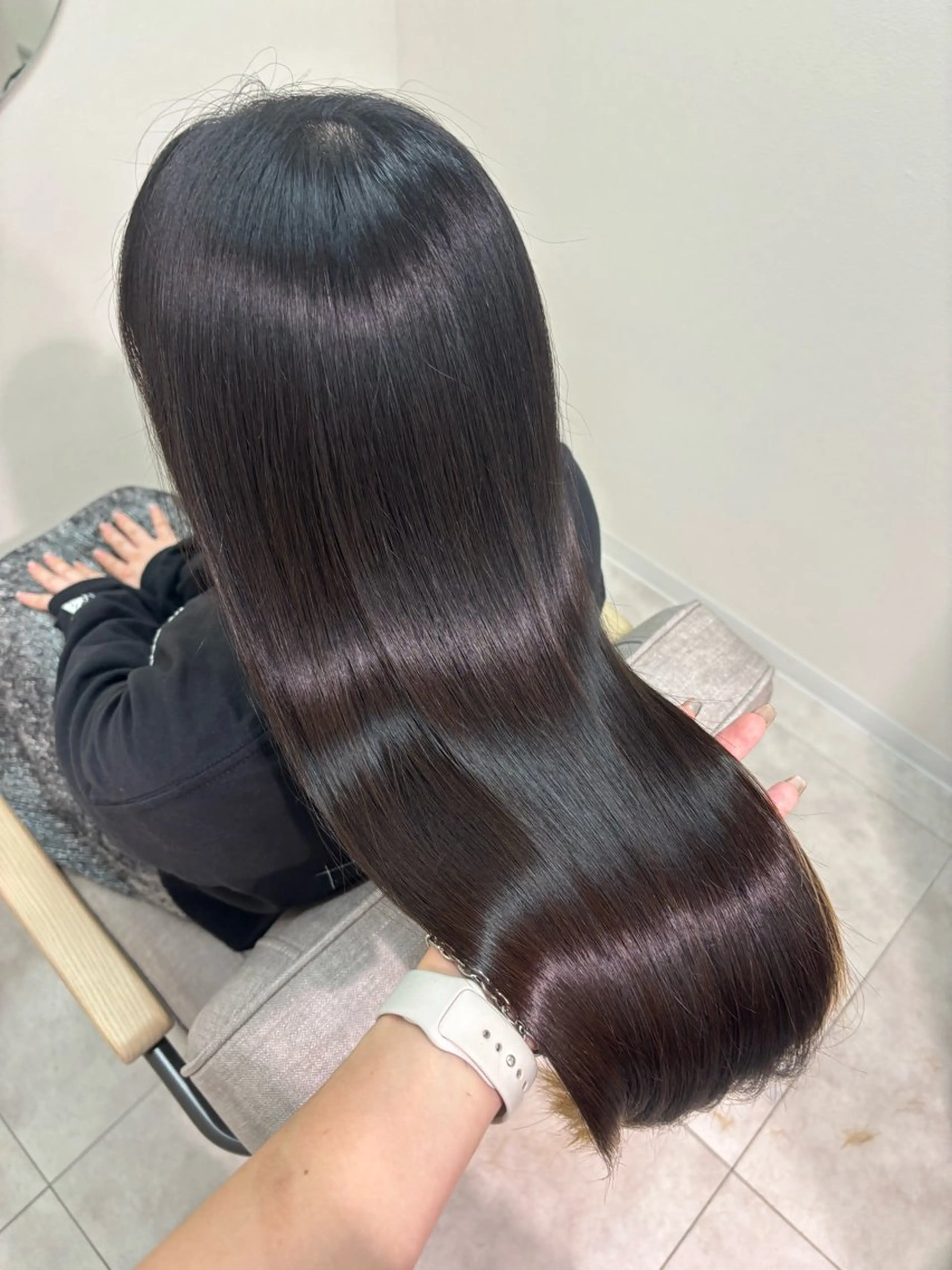 ロング カット トリートメント 広島/わかな/ヘア セット/オリーブのヘアスタイル