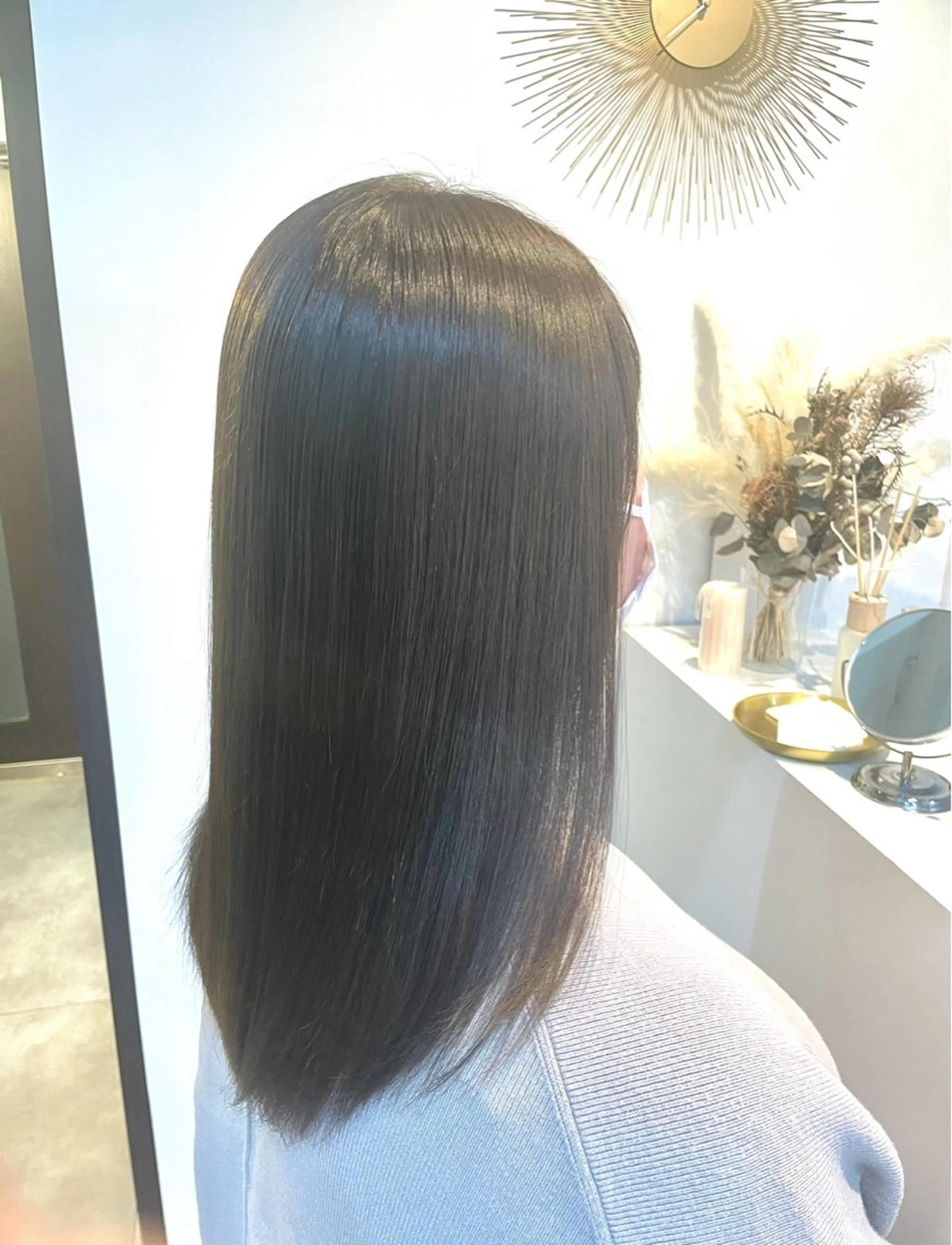 ロング カラー 中村 あやかのヘアスタイル