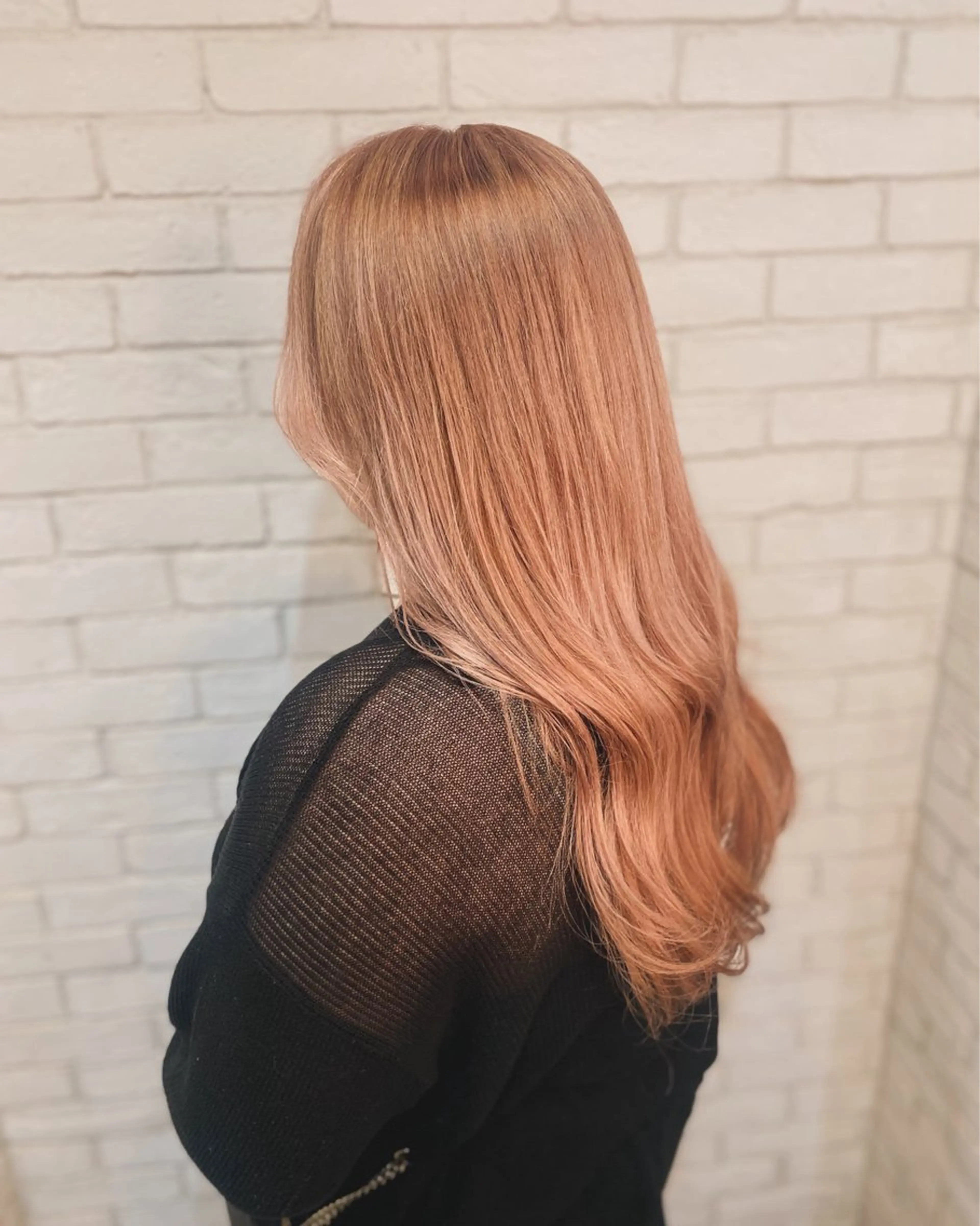 ロング カラー ヘアカラー トリートメント ヨシダ フミノリのヘアスタイル