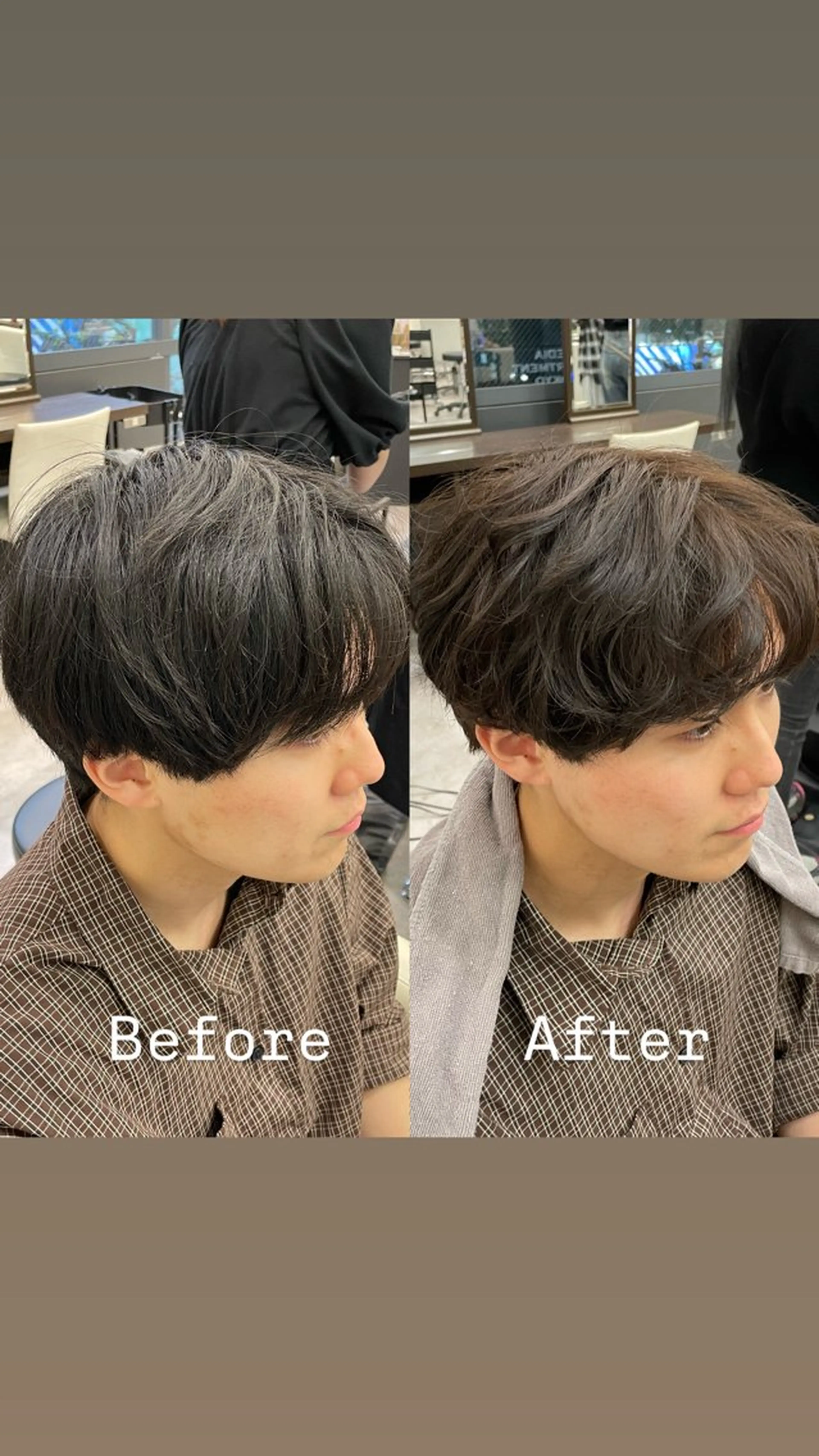 カラー メンズ グレージュ ヘアカラー メンズ特化 / ツイスパ🔥高林拓斗のヘアスタイル