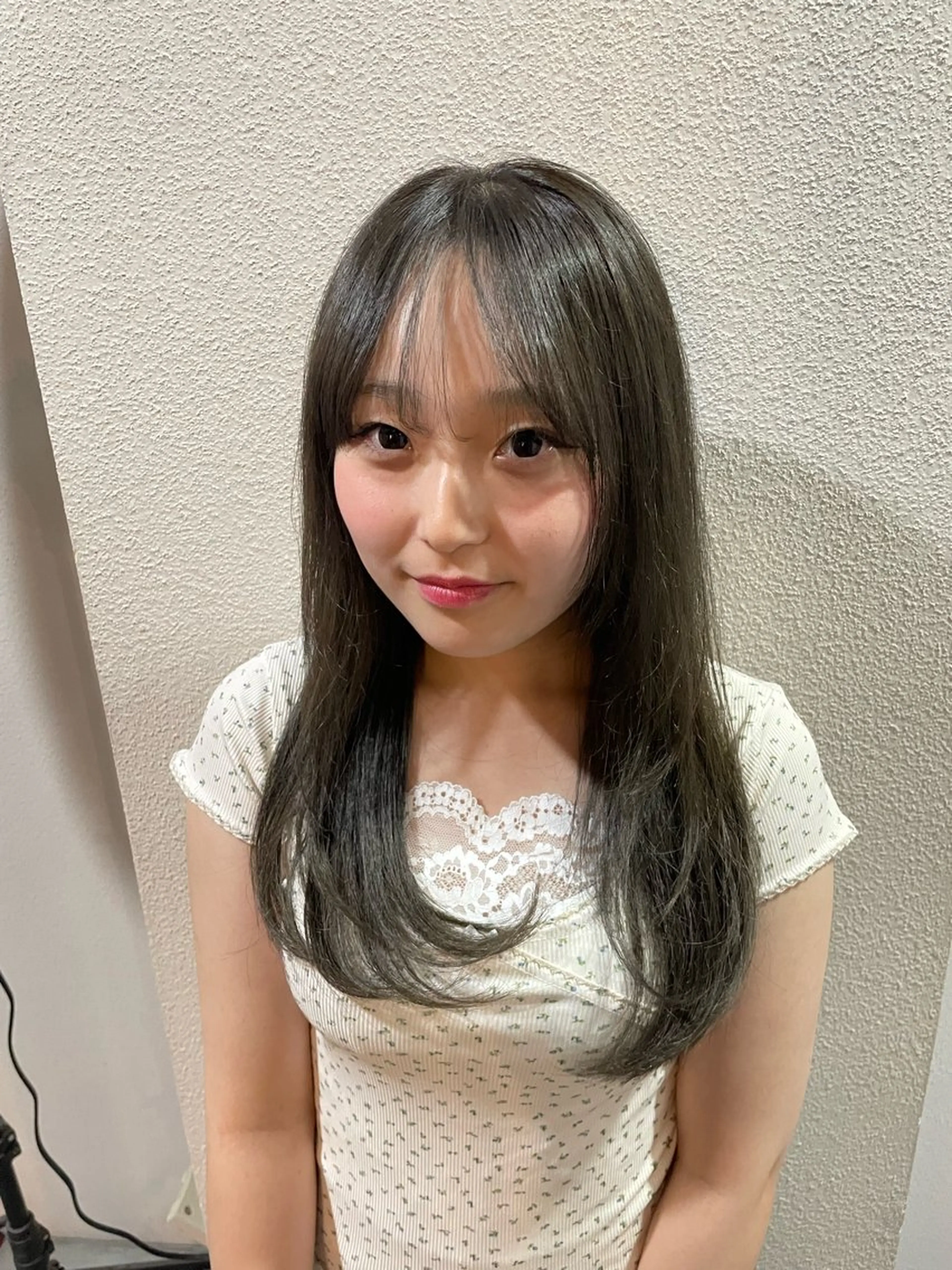 ロング ヘアカラー トリートメント 奥野碧🌈艶髪 /ダメージレスカラーのヘアスタイル