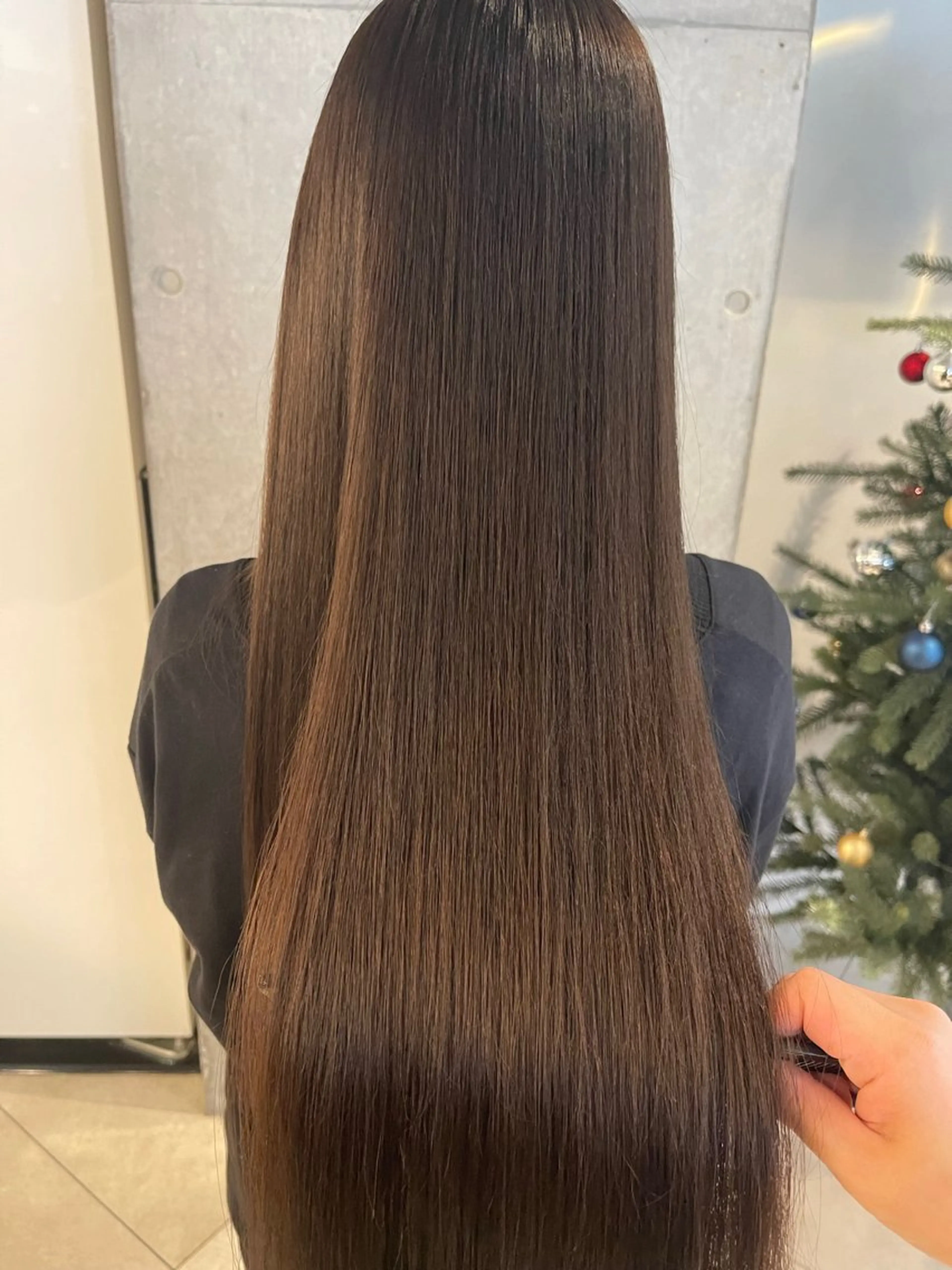 ロング カラー カット 縮毛矯正 トリートメント 💎 透明感カラー ✨Erina 💎のヘアスタイル