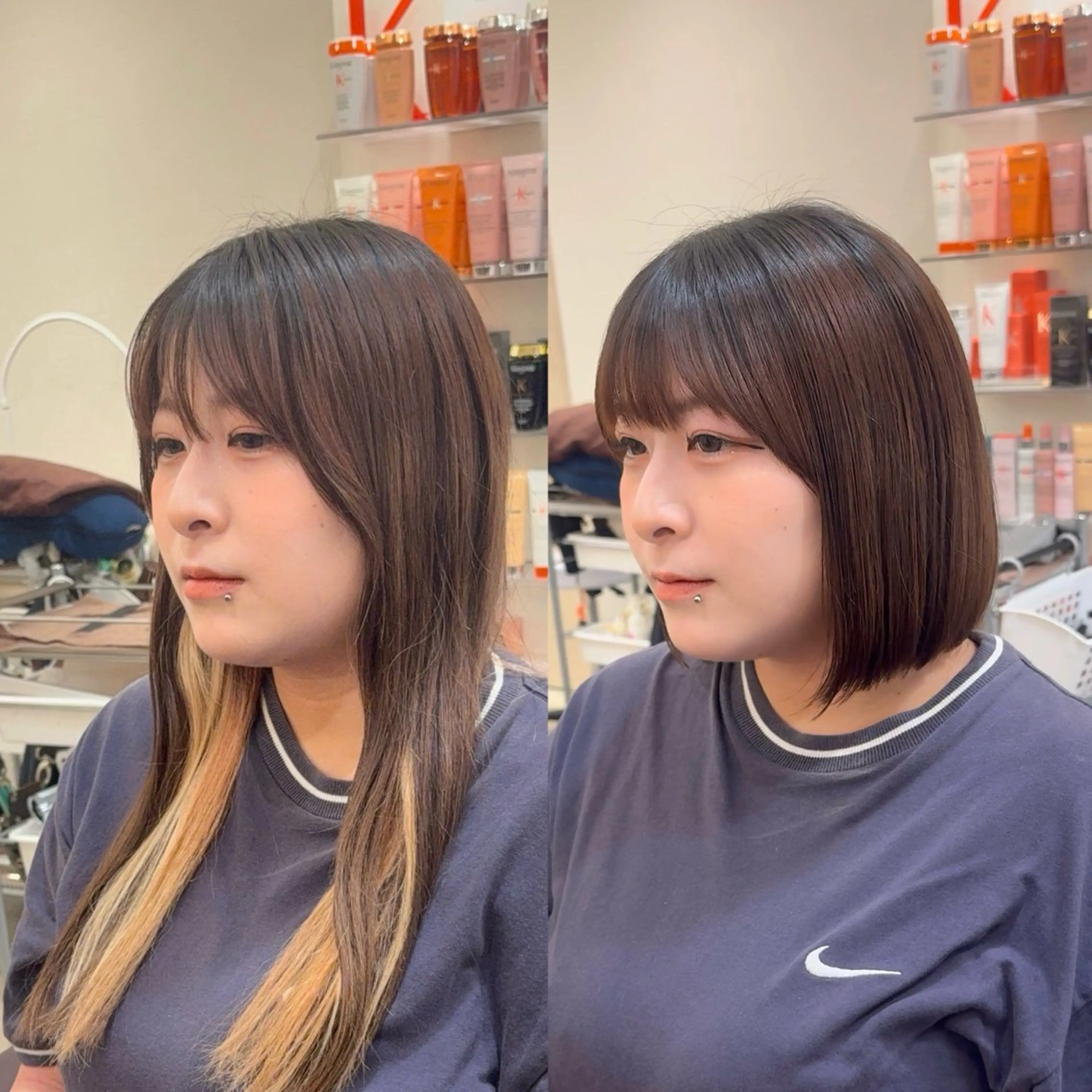 ショート カット ガレリアエレガンテ名駅店所属・【ショート/ボブ 丸みショート】深萱のヘアスタイル