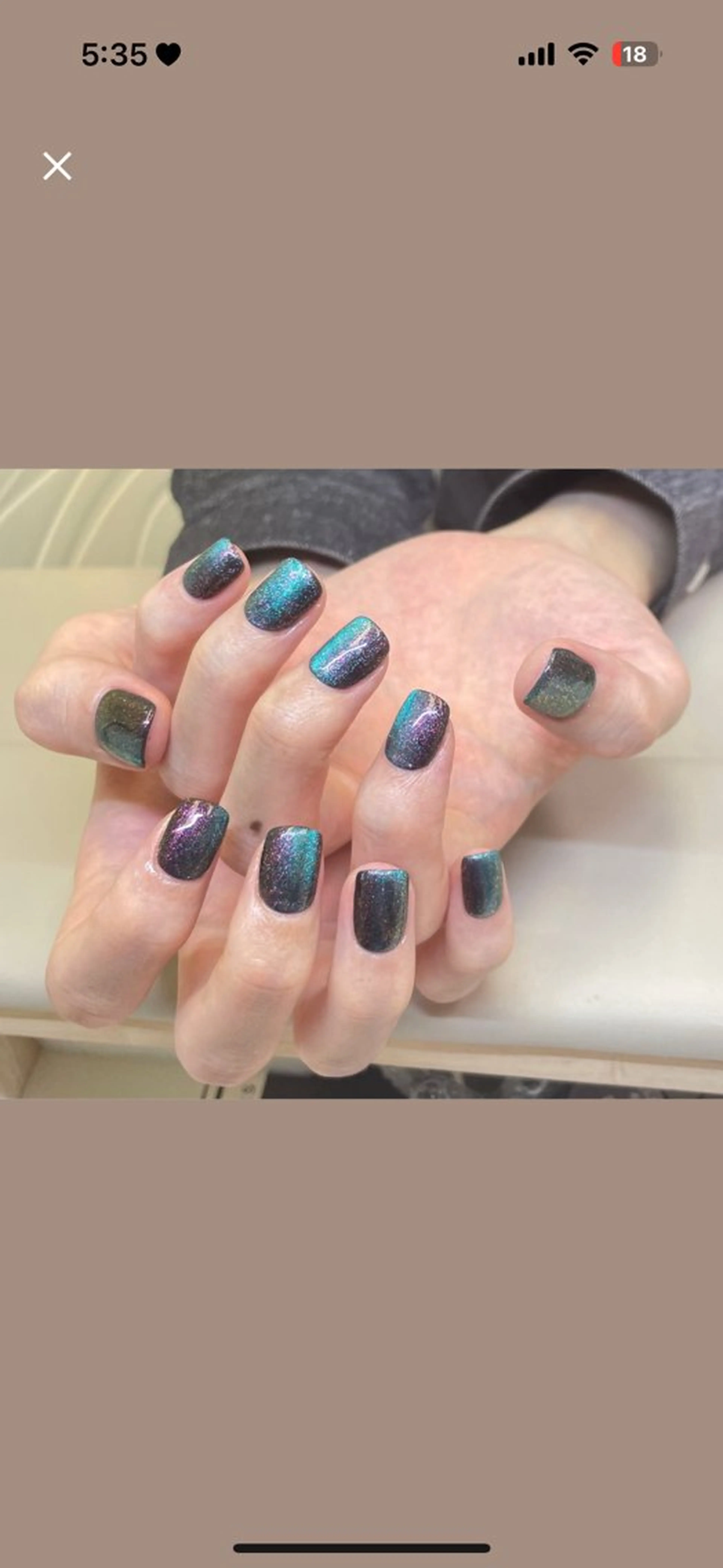 ベース有り黒着マグネットジェルの写真