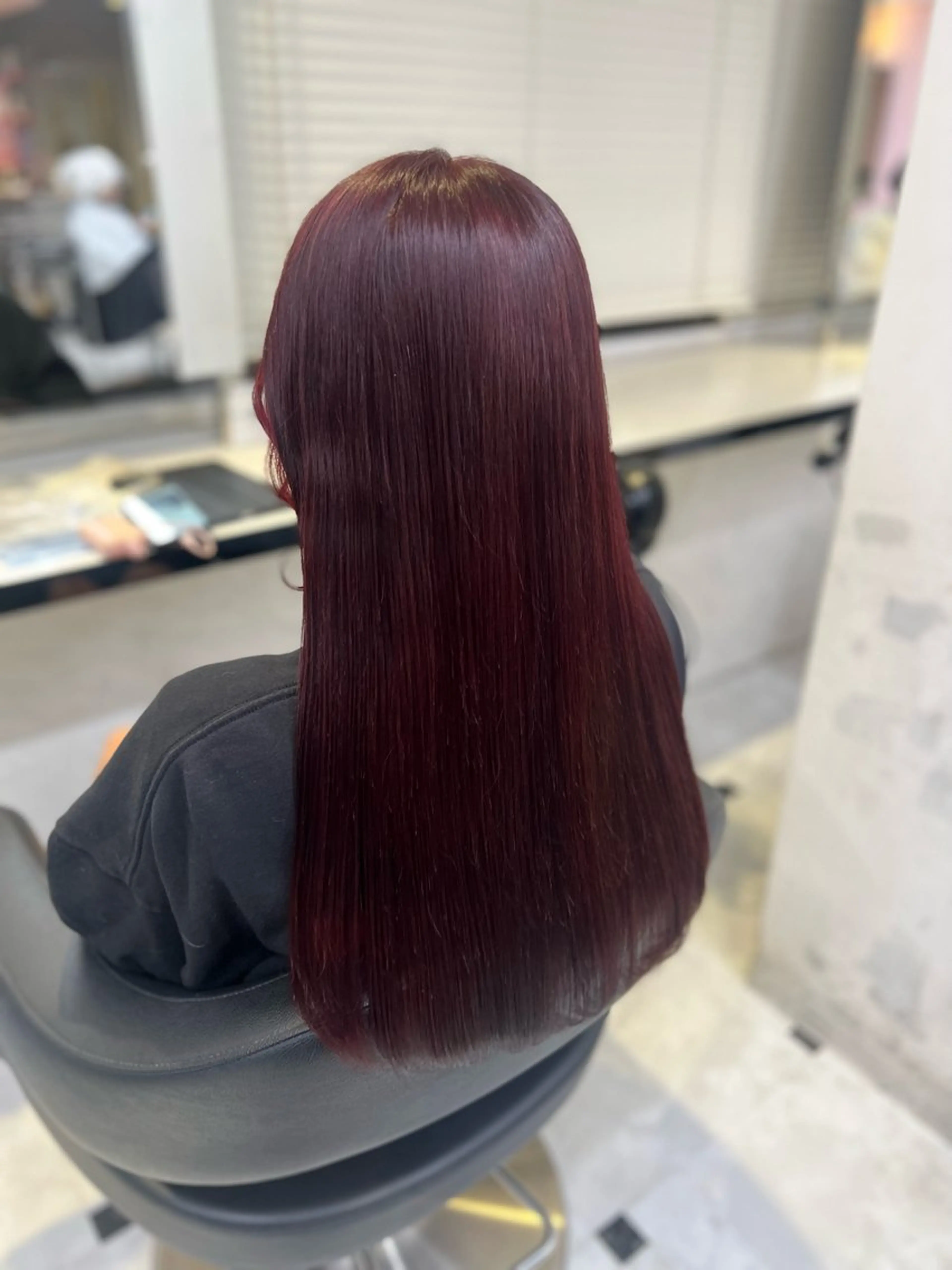 ロング カラー ヘアアレンジ 🥀レイヤー×ハイト ーントレンドヘア🥀のヘアスタイル