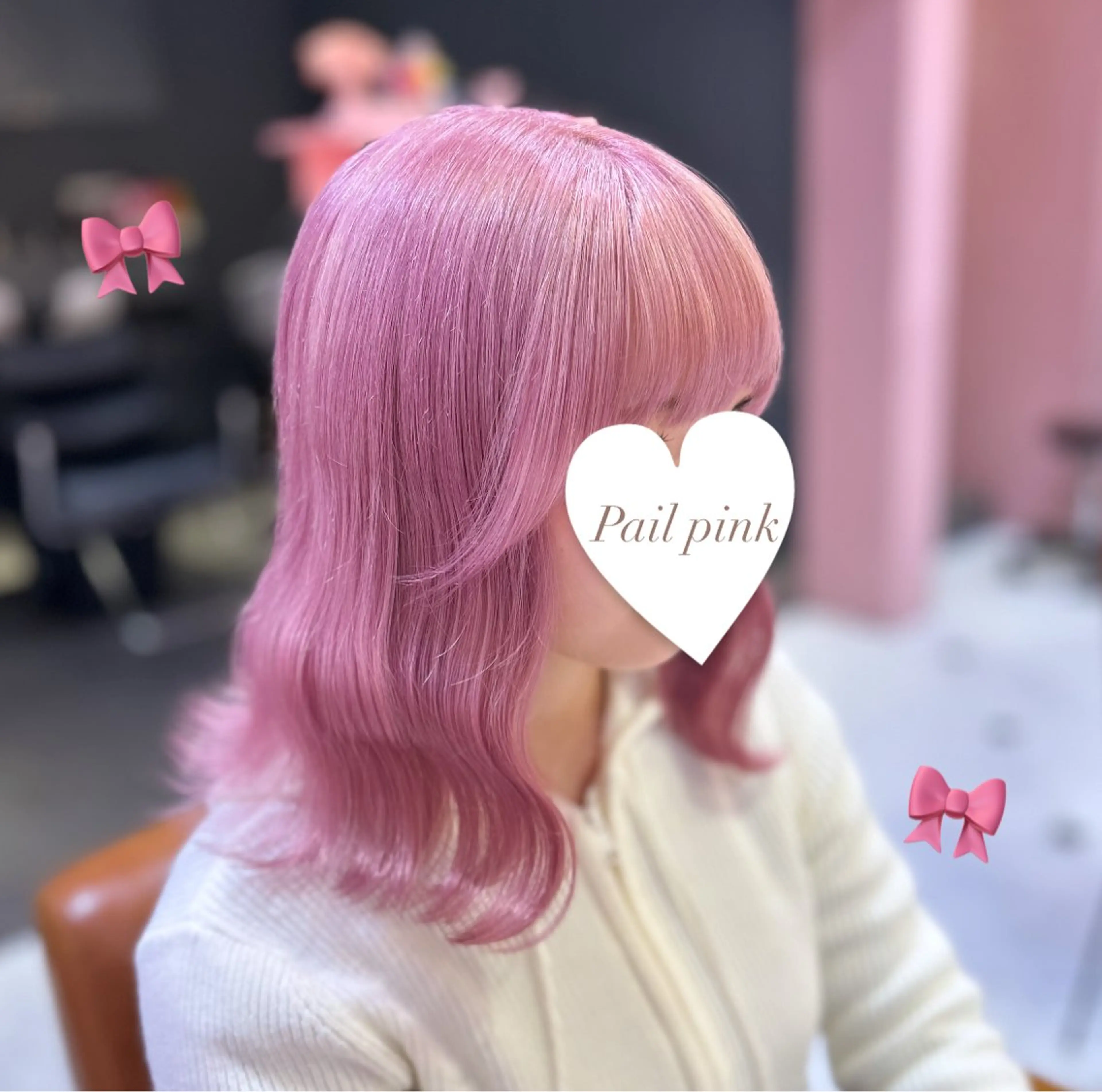 ミディアム カラー ヘアカラー トリートメント fish所属・横浜/レイヤー/ボブ shiira👼🏻のヘアスタイル