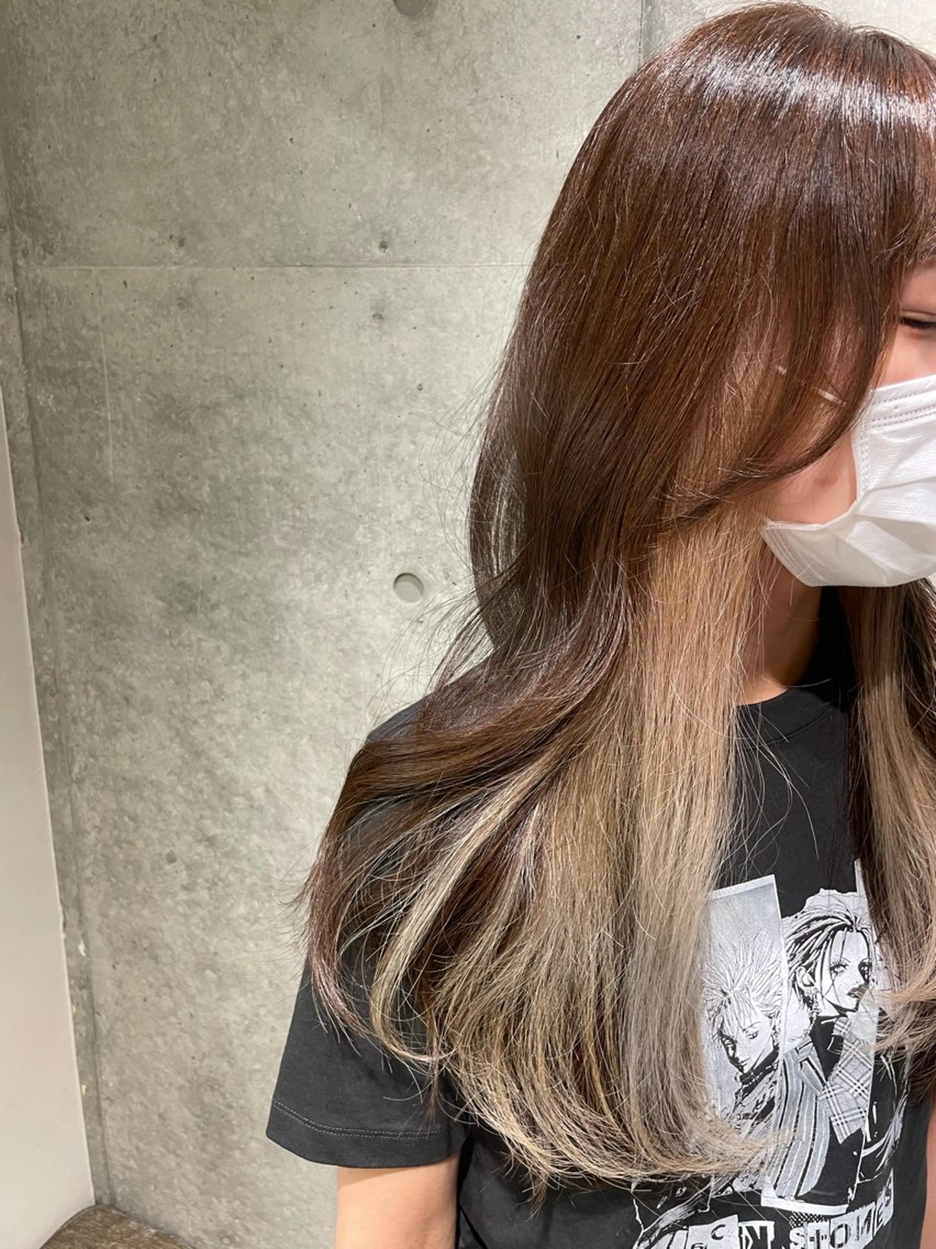 ロング ヘアカラー 髪質改善サロン Aster 天神大名店 【アスター】所属・韓国、中華メンズヘア 🖤ひな🖤のヘアスタイル