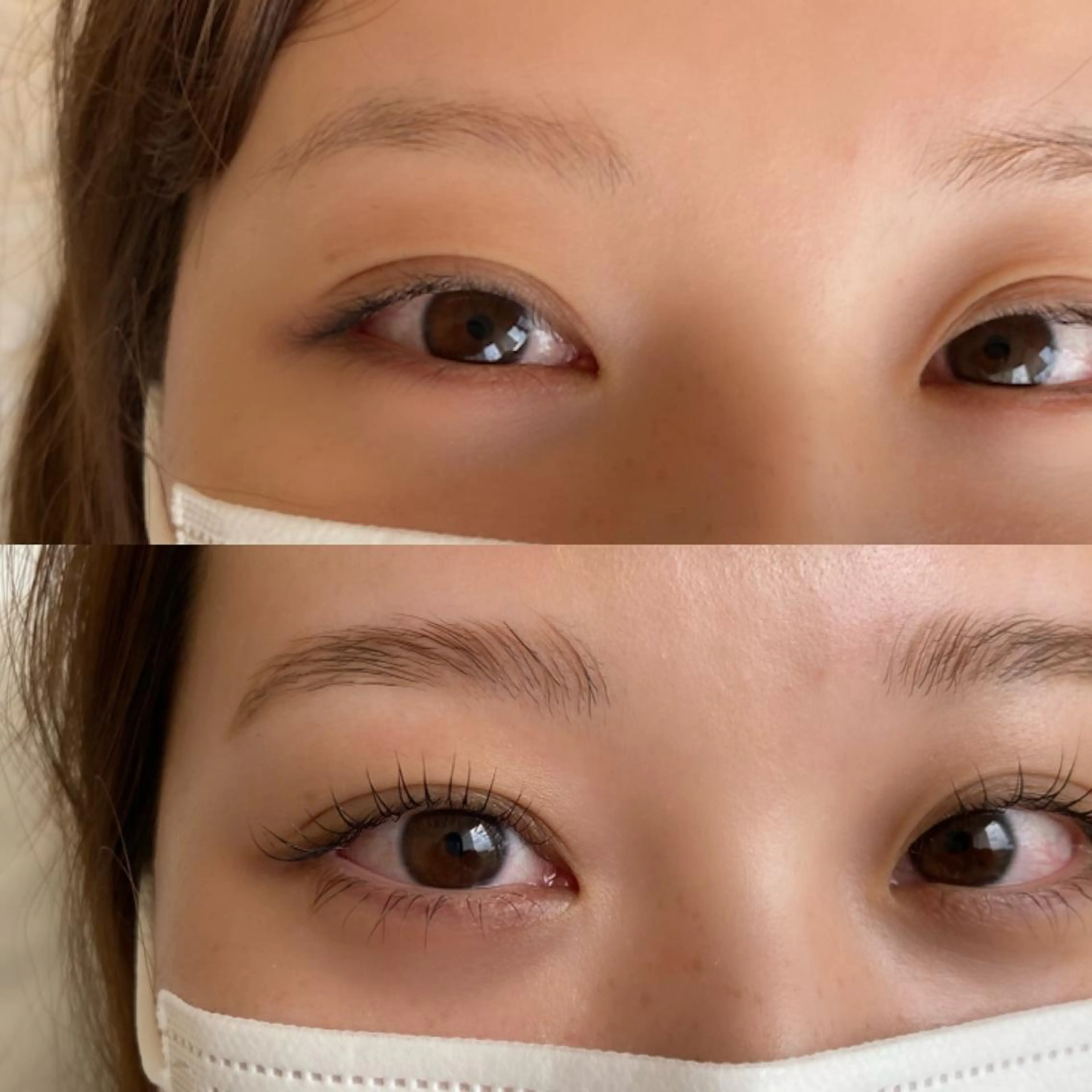 セミロング マツエク・マツパ アイブロウ マツパ 𓊆ᶠᵉᵉʸ𓊇 ᶜᴴᴵᴴᴬᴿᵁのマツエク・マツパデザイン