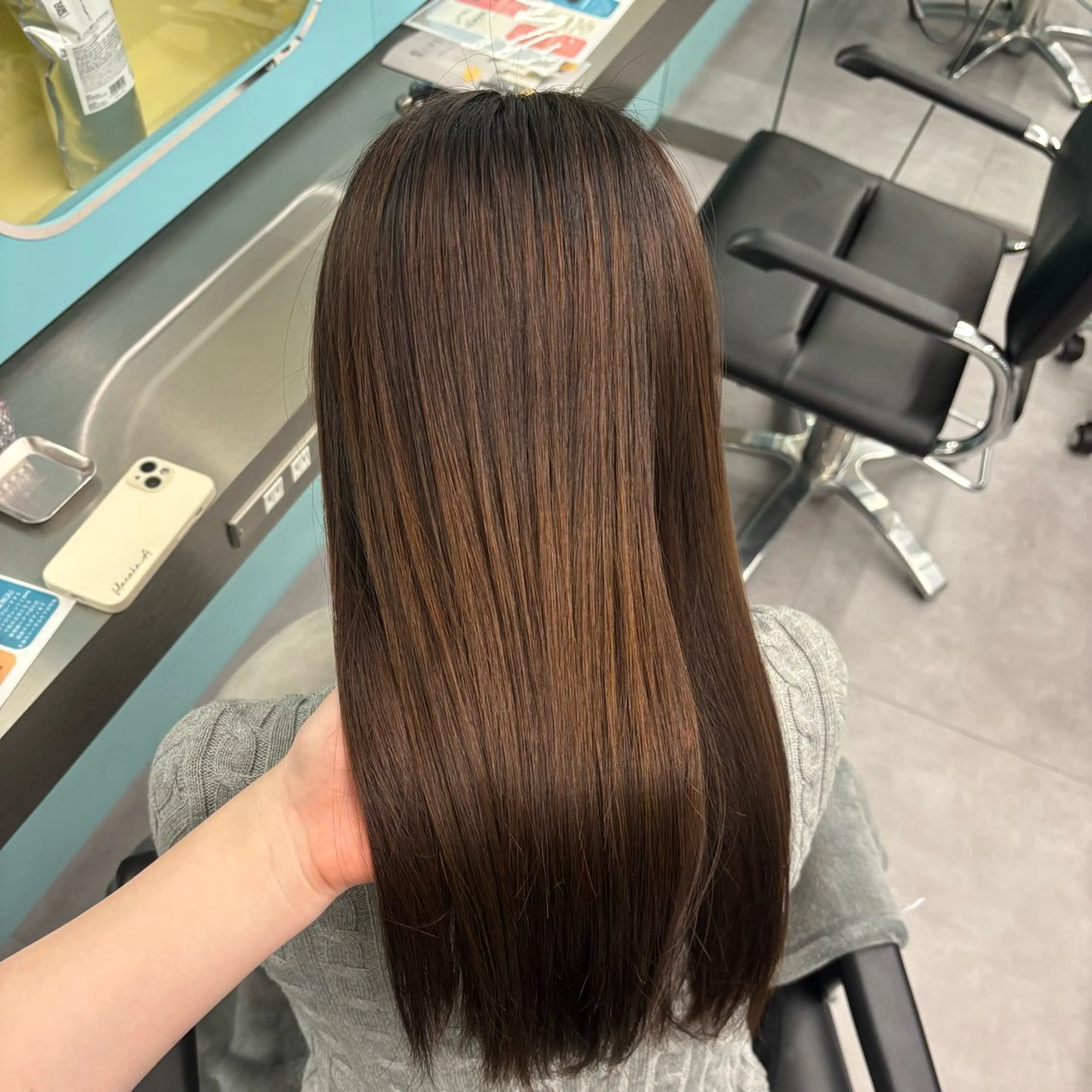 ロング 髪質改善 トリートメント Mio/髪質改善 透明感カラー/西梅田のヘアスタイル