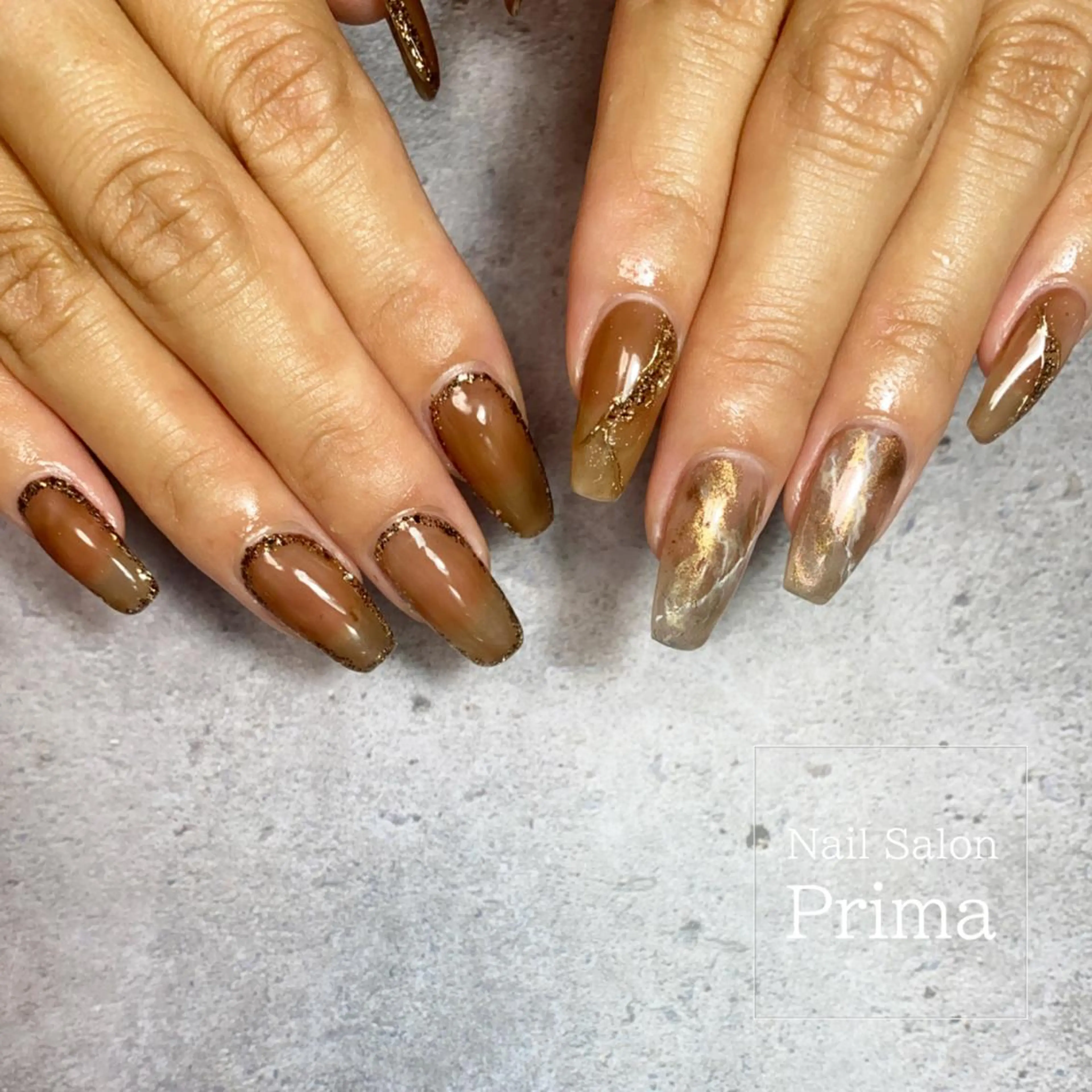 セミロング ネイル SalonPrima Nail & Eyeのマツエク・マツパデザイン