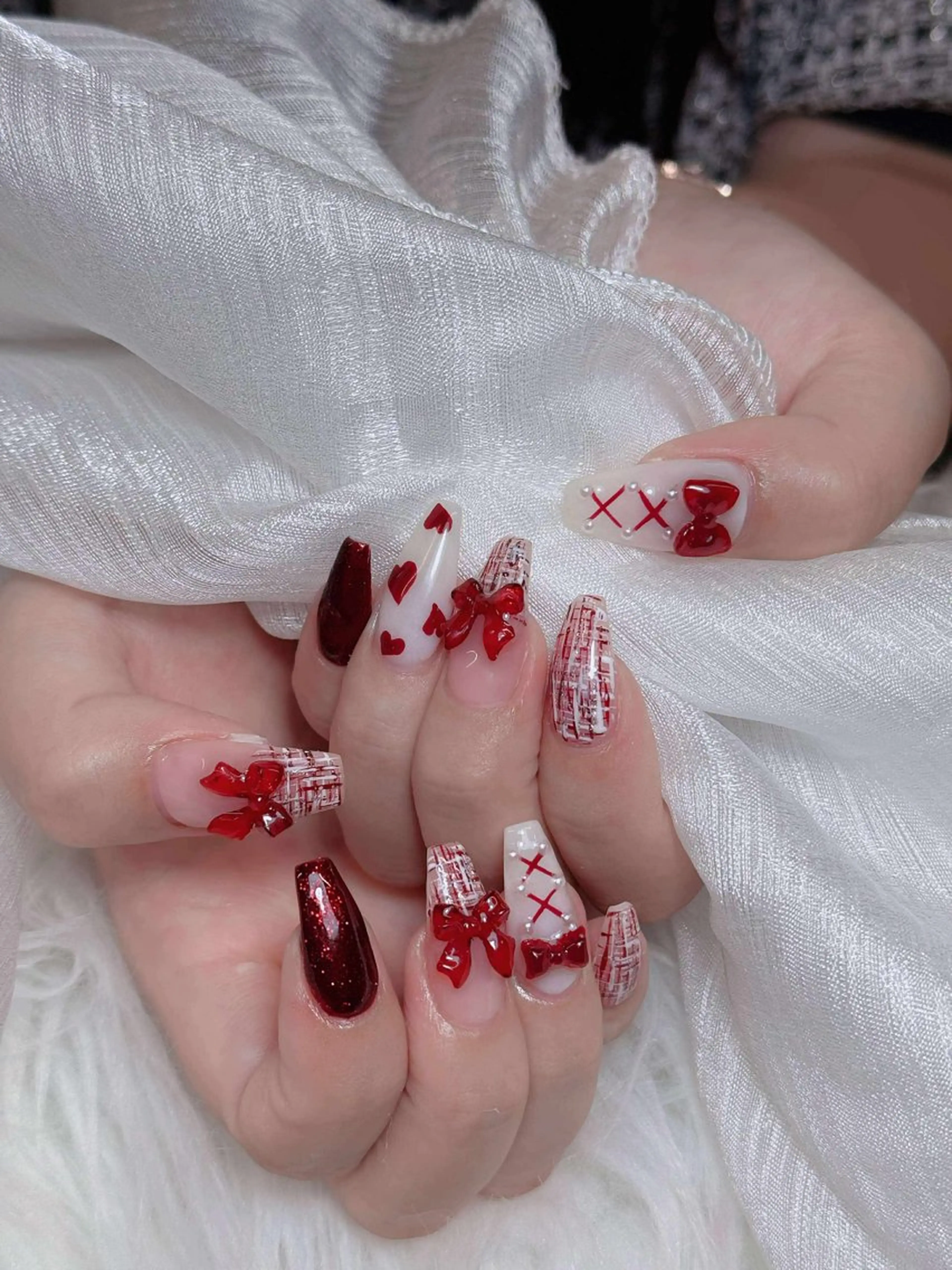 ネイル オーロラネイル チークネイル フットネイル フレンチネイル 韓国ネイル ハンドネイル Lumi Nailのネイルデザイン