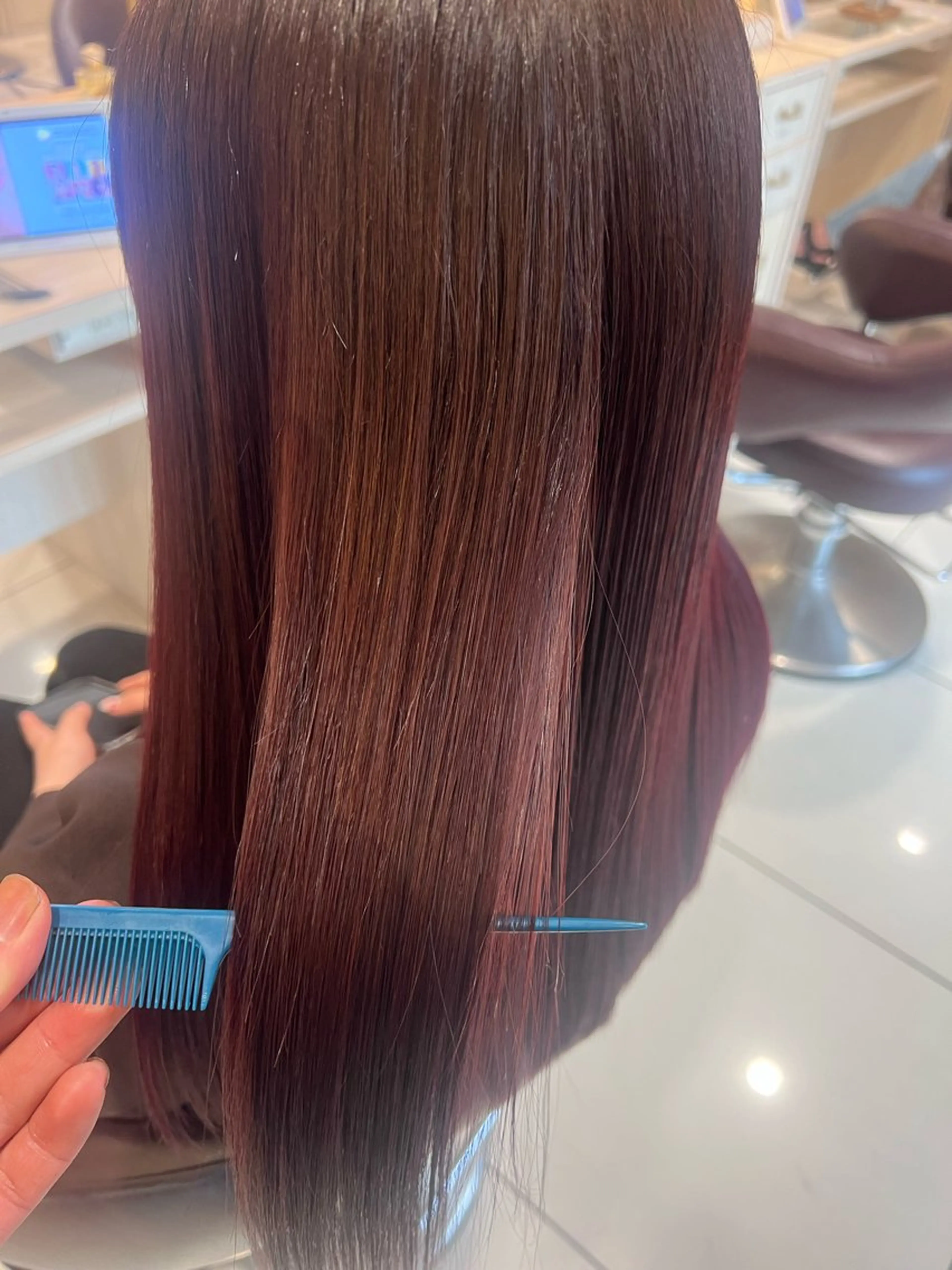 セミロング 髪質改善 トリートメント 豊田 恭平のヘアスタイル