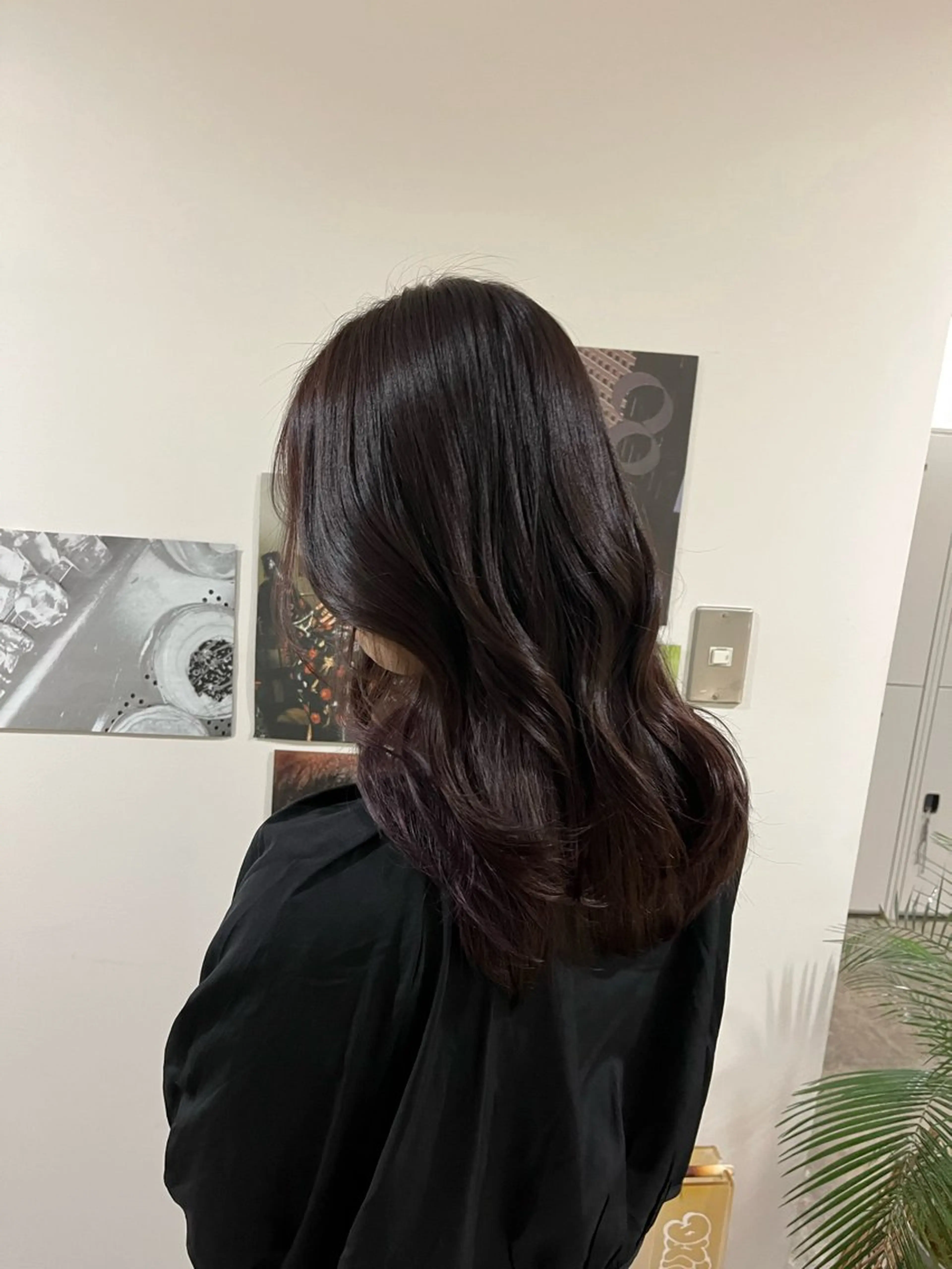 セミロング ピンクブラウン 🟡ひろの/ツヤ カラー/髪質改善🟡のヘアスタイル