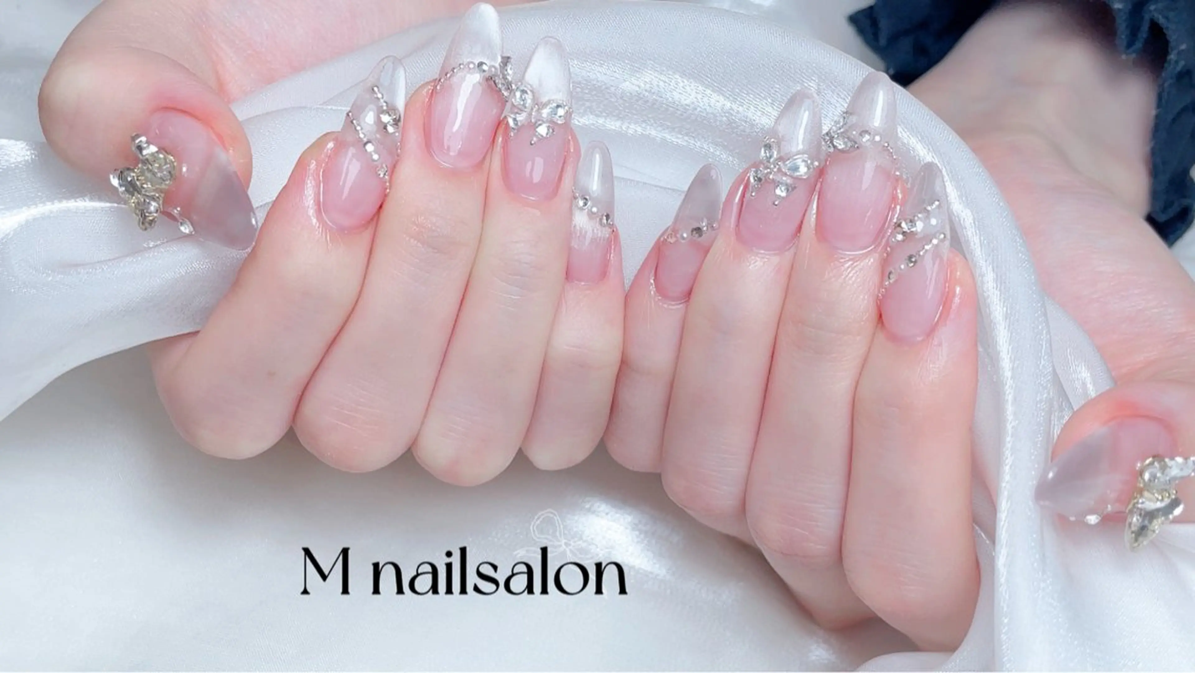 ネイル ハンドネイル M🌷nail 長さだし専門店のネイルデザイン